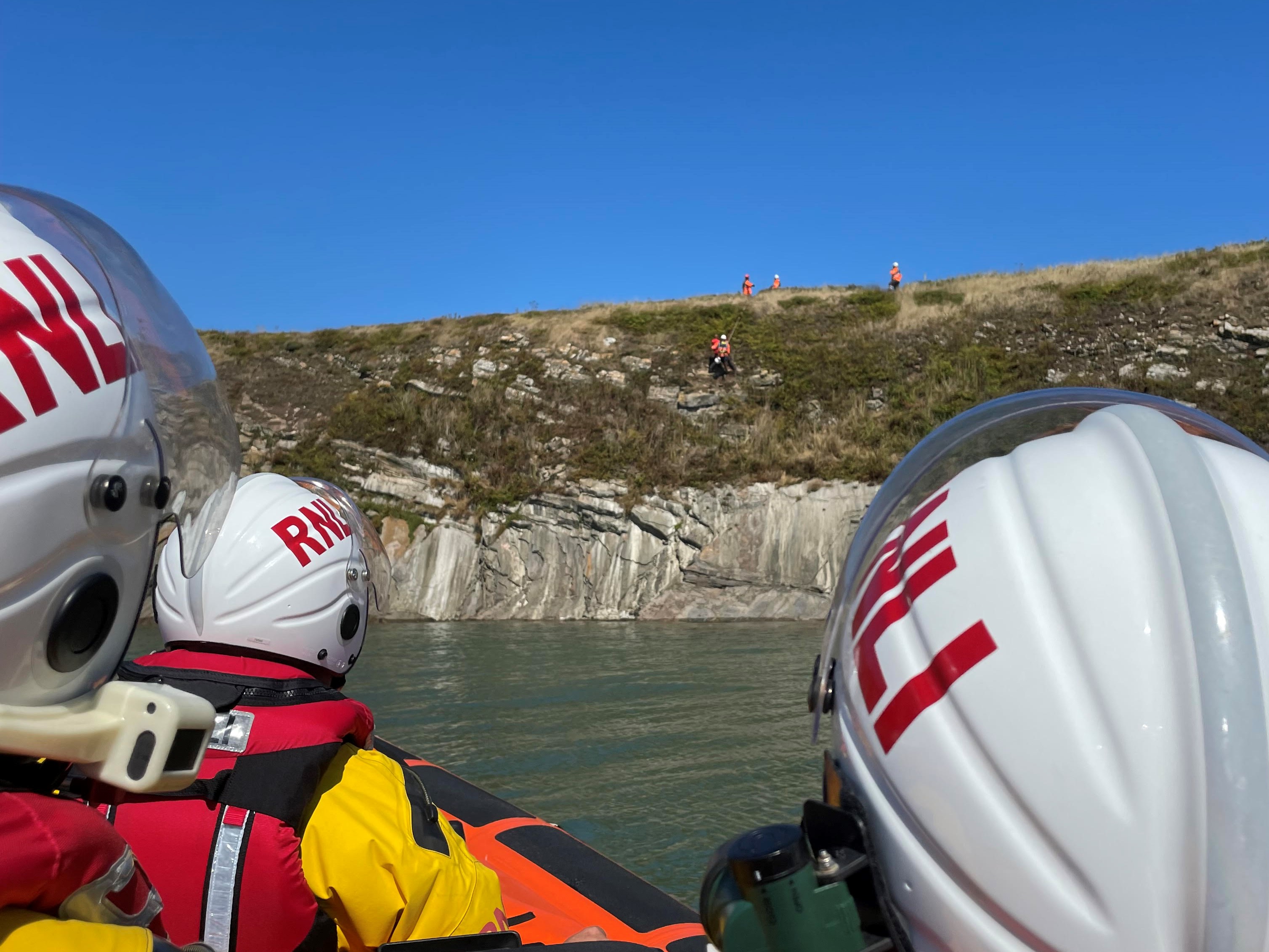 Skerries RNLI Standing by at Loughshinny