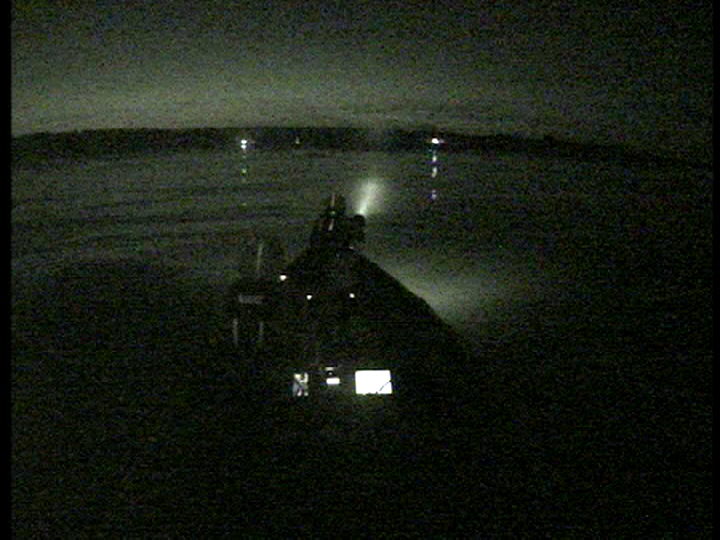 Skerries RNLI approaching the sunken boat in Donabate