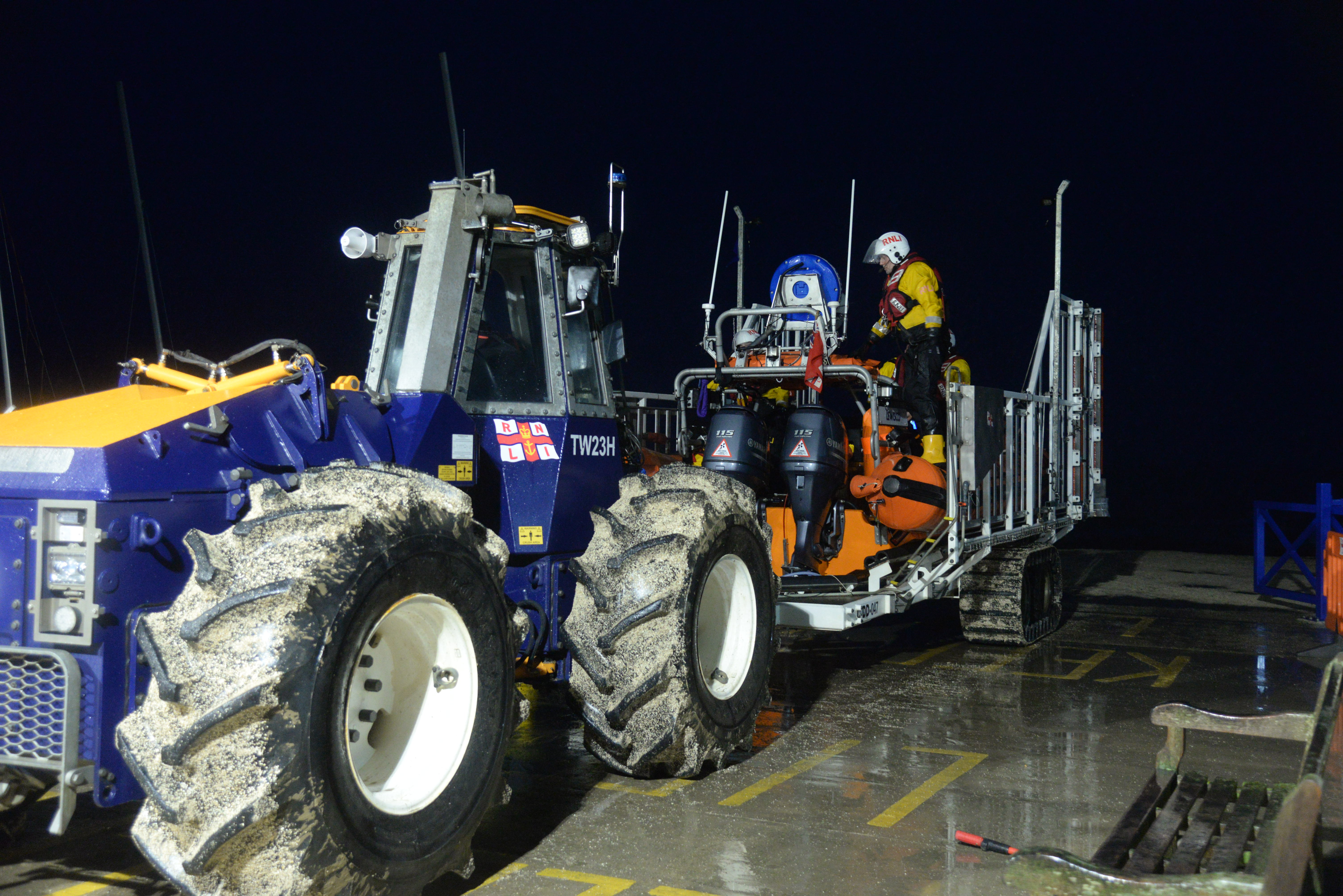Whitstable lifeboat returns after a night call (stock picture)