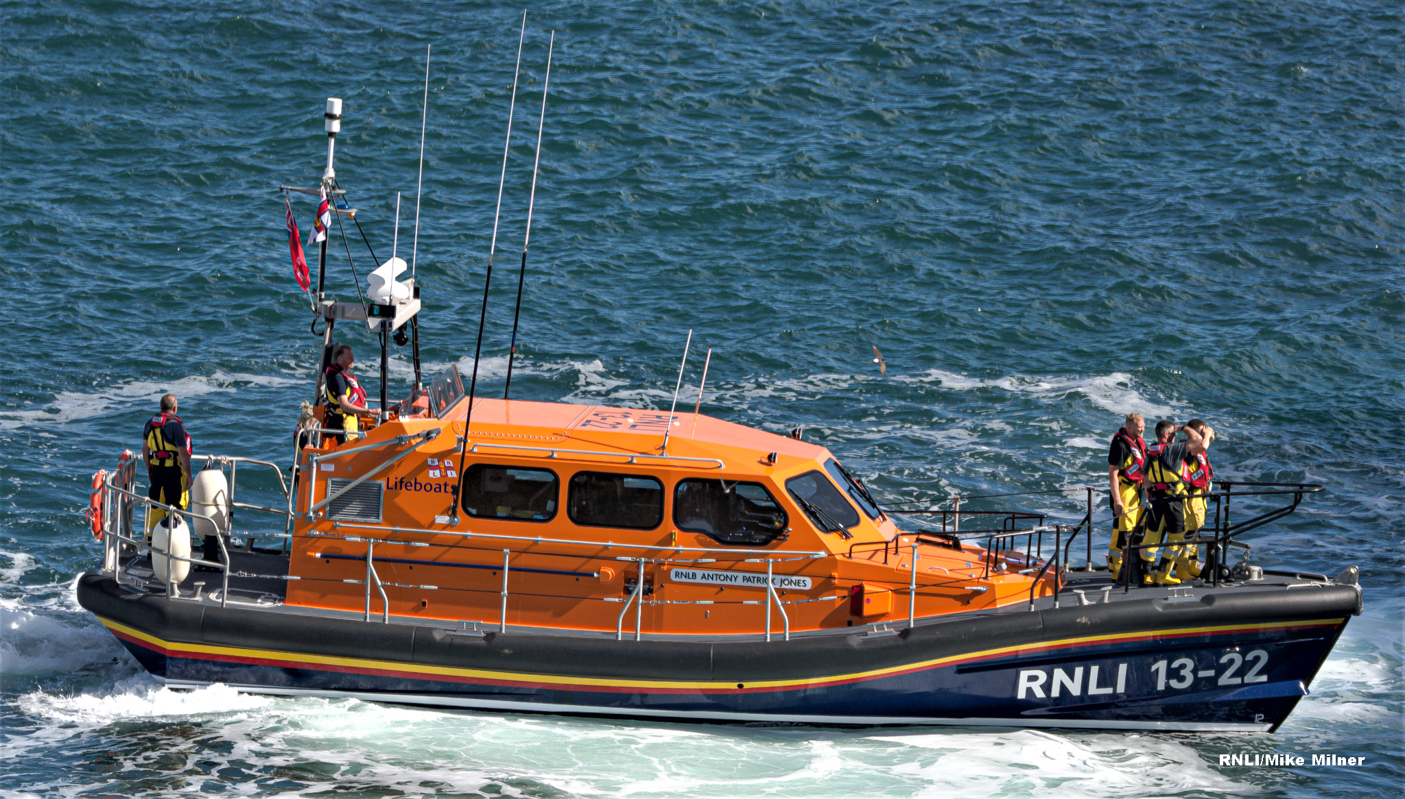 Bridlington all weather boat at Thornwick Bay