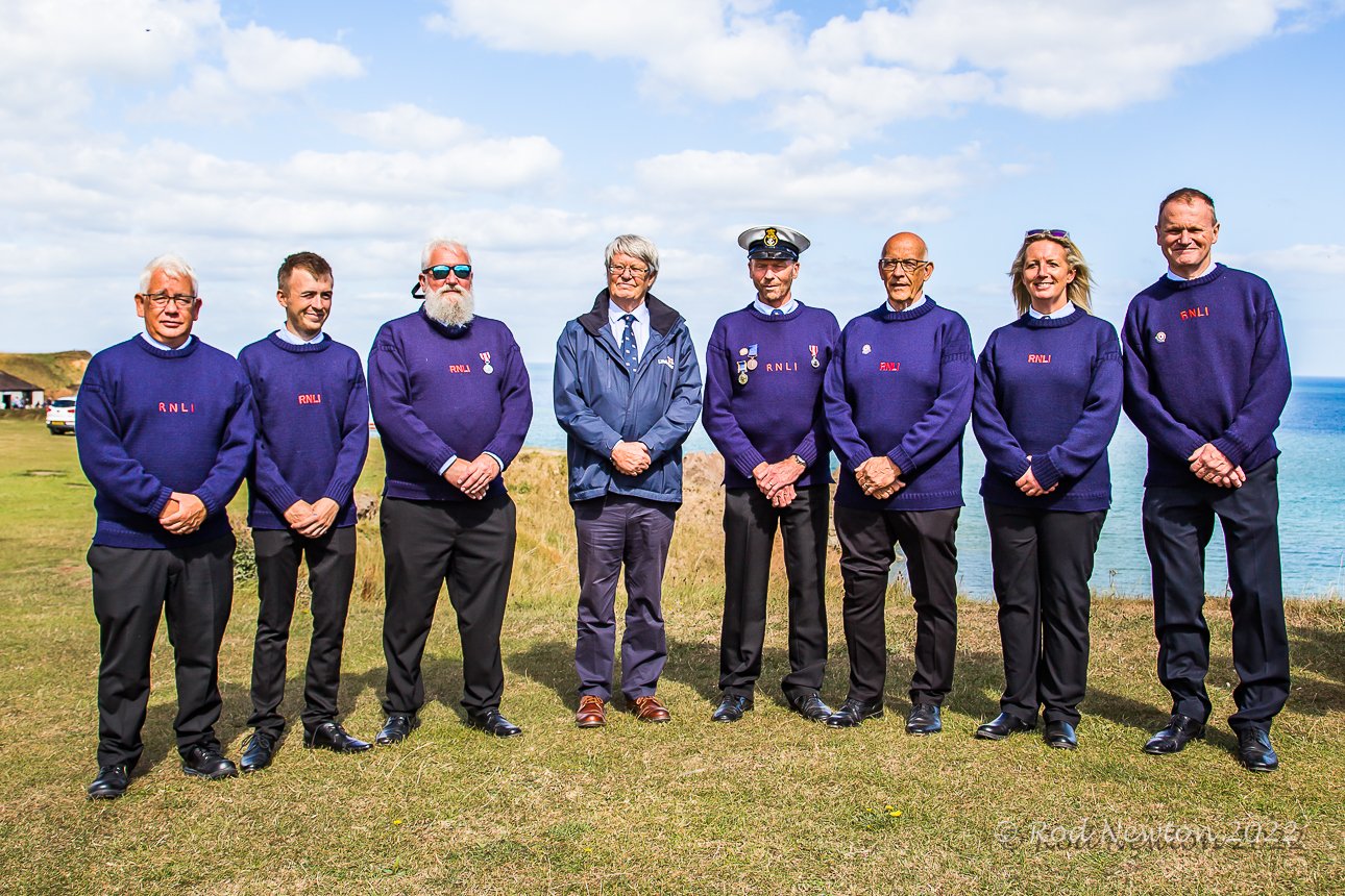 Bridlington RNLI Volunteer's at Thornwick Bay