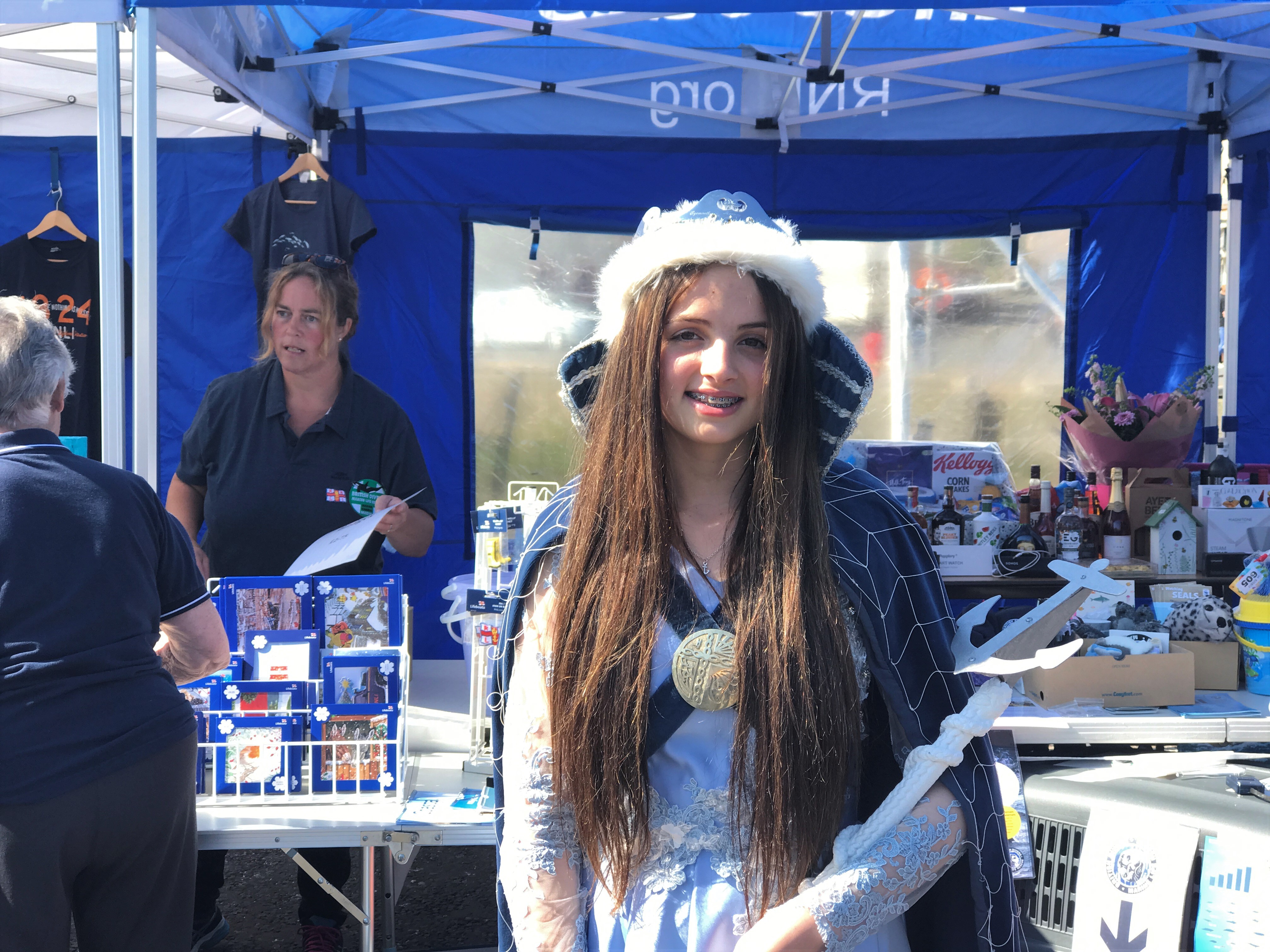 Eyemouth Herring Queen Miss Keely-Jo Virtue opened the Eyemouth RNLI Gala Day 2022