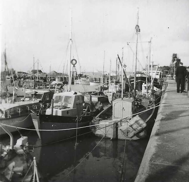 Whitstable harbour in the 1960's