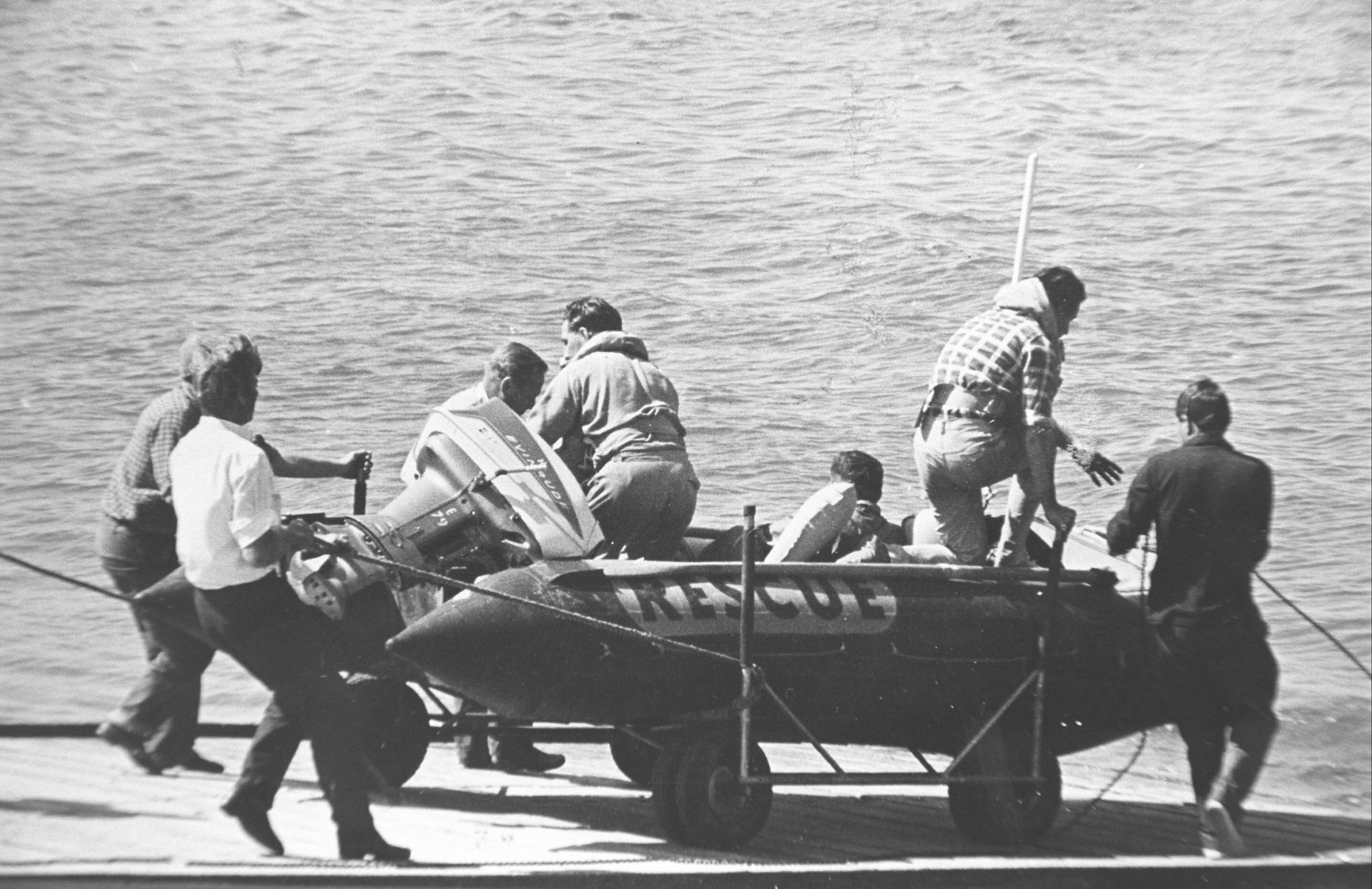 Vic Davis was helmsman at Whitstable Lifeboat in it's early day's.