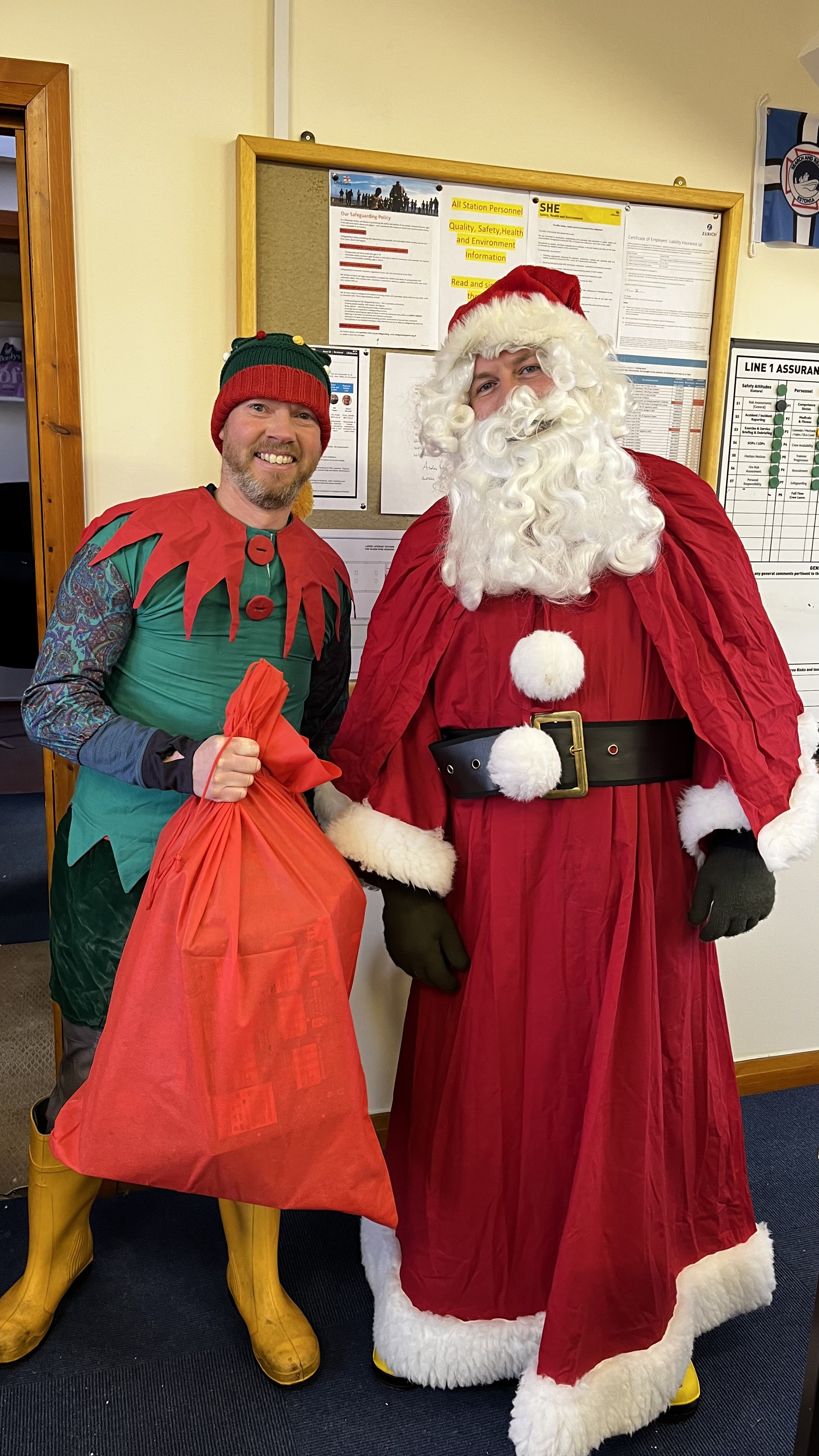Santa and his Elf