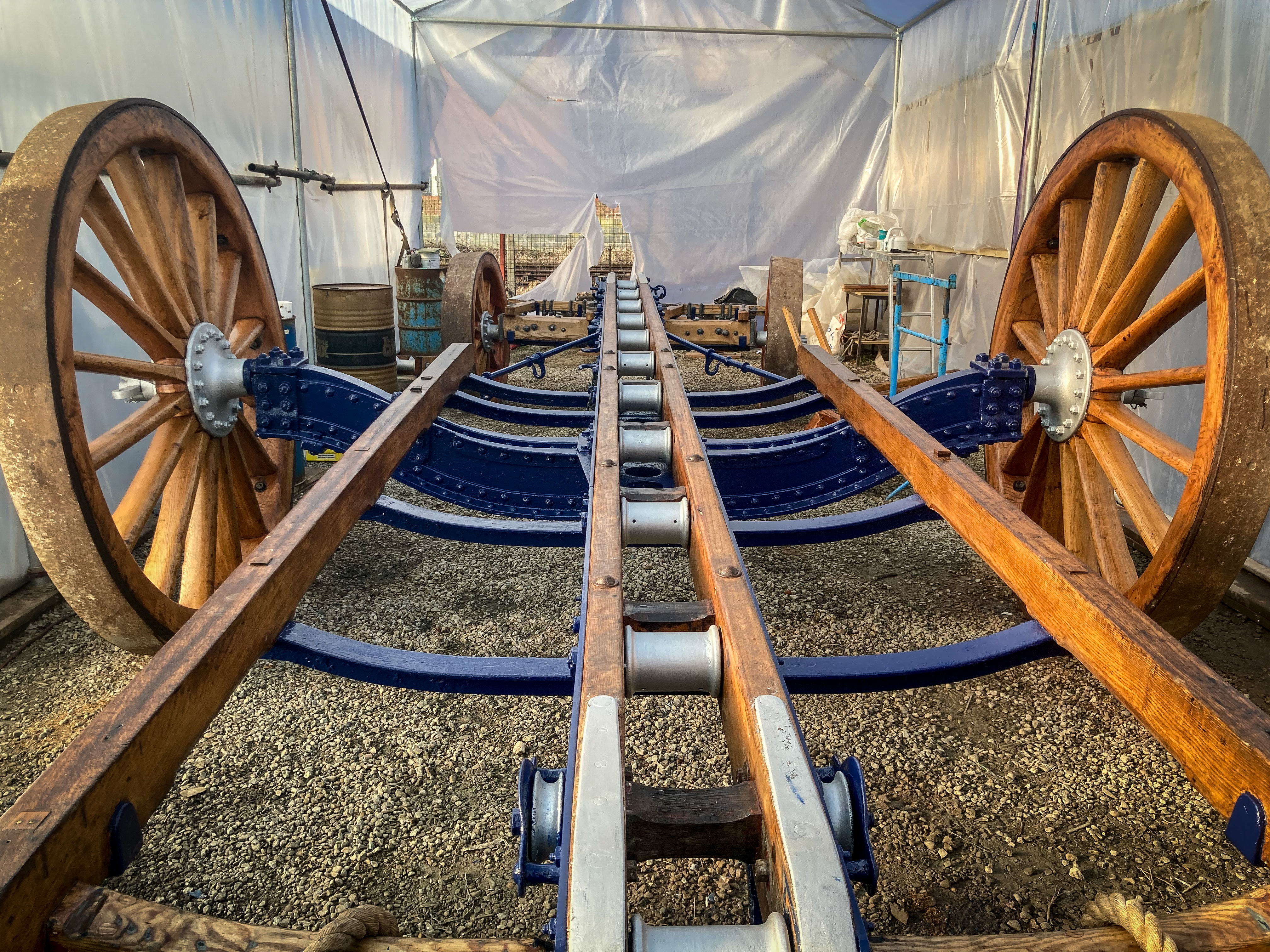 The fully restored carriage.