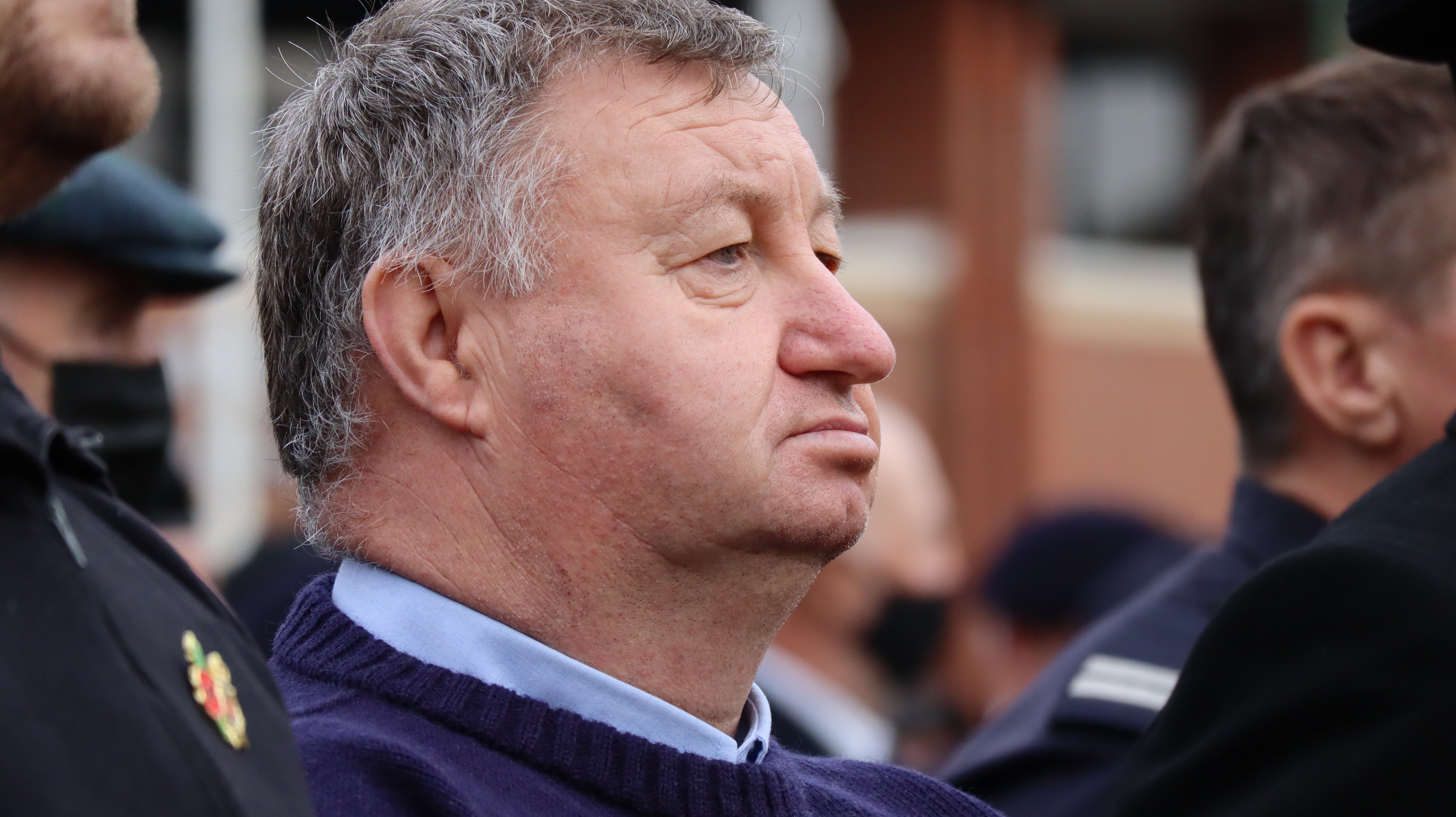 Ivan Greer at Littlehampton Remembrance Parade, November 2021