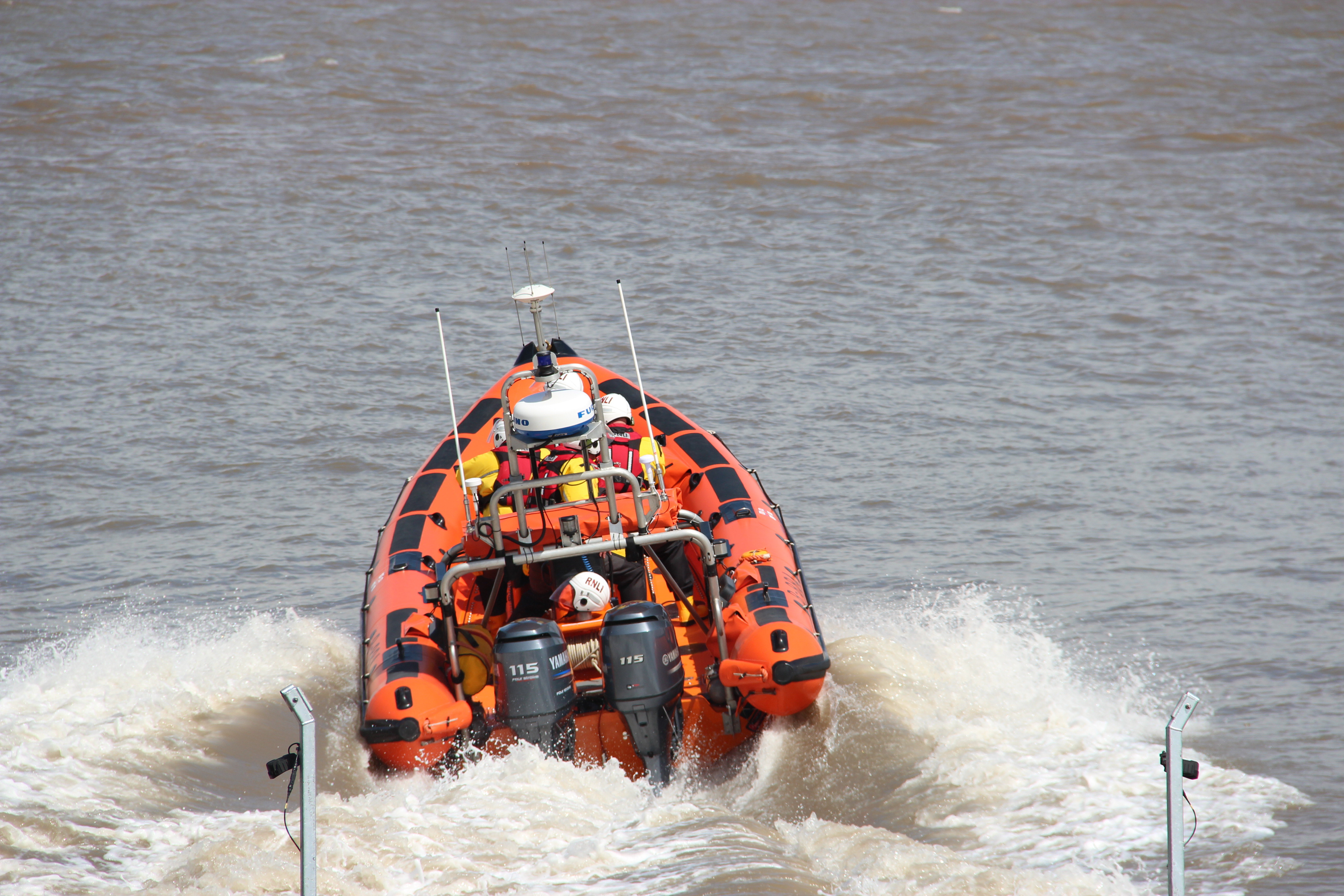 My Lady Anne launching on service at Portishead