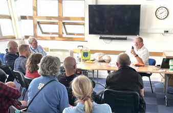 RNLI Llandudno were pleased to host an awareness session in the use of defibrillators recently.
