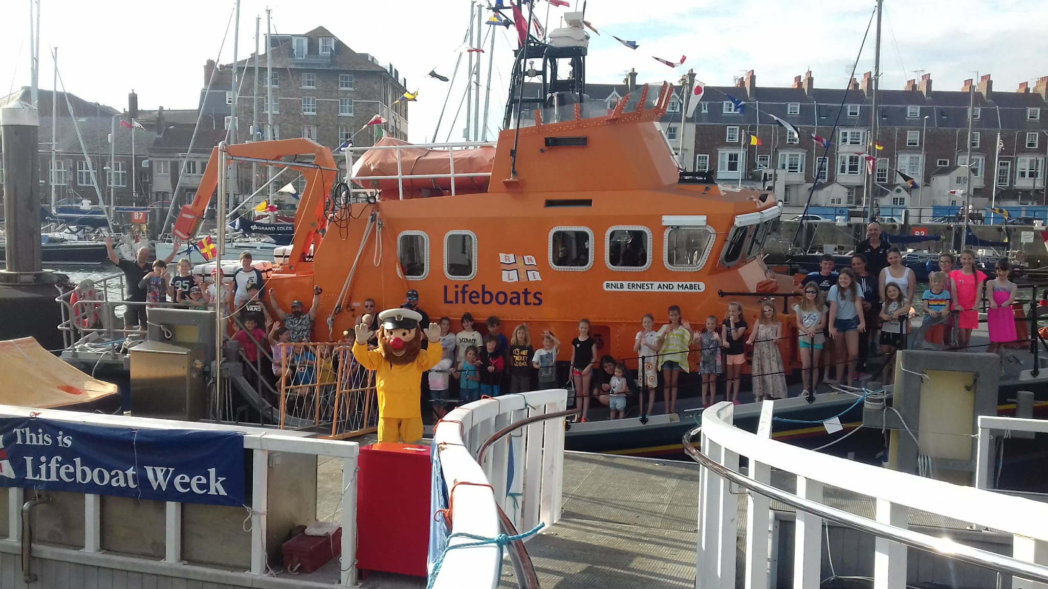 Previous Open Day at the RNLI Weymouth Station with Stormy Stan