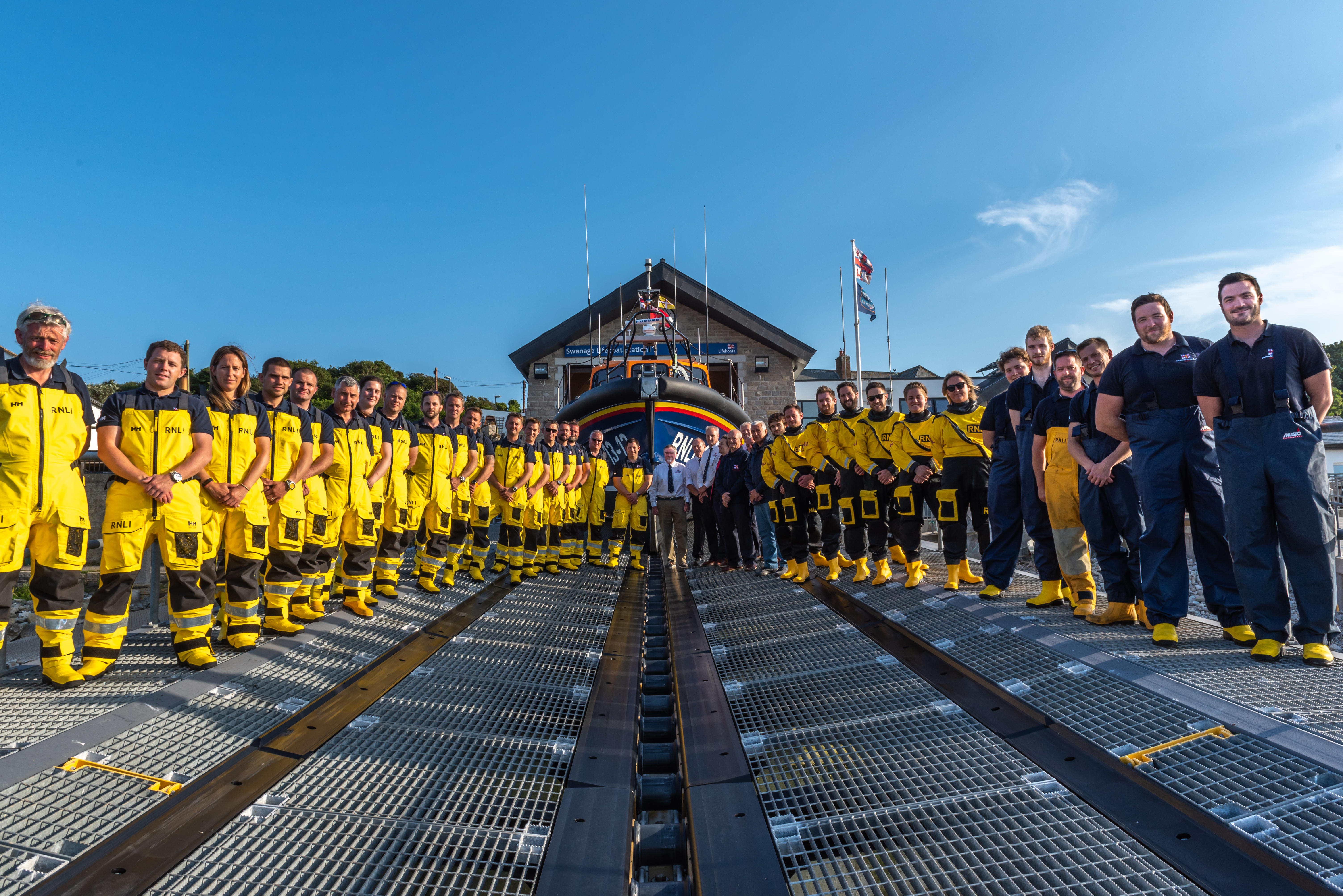Swanage lifeboat crew