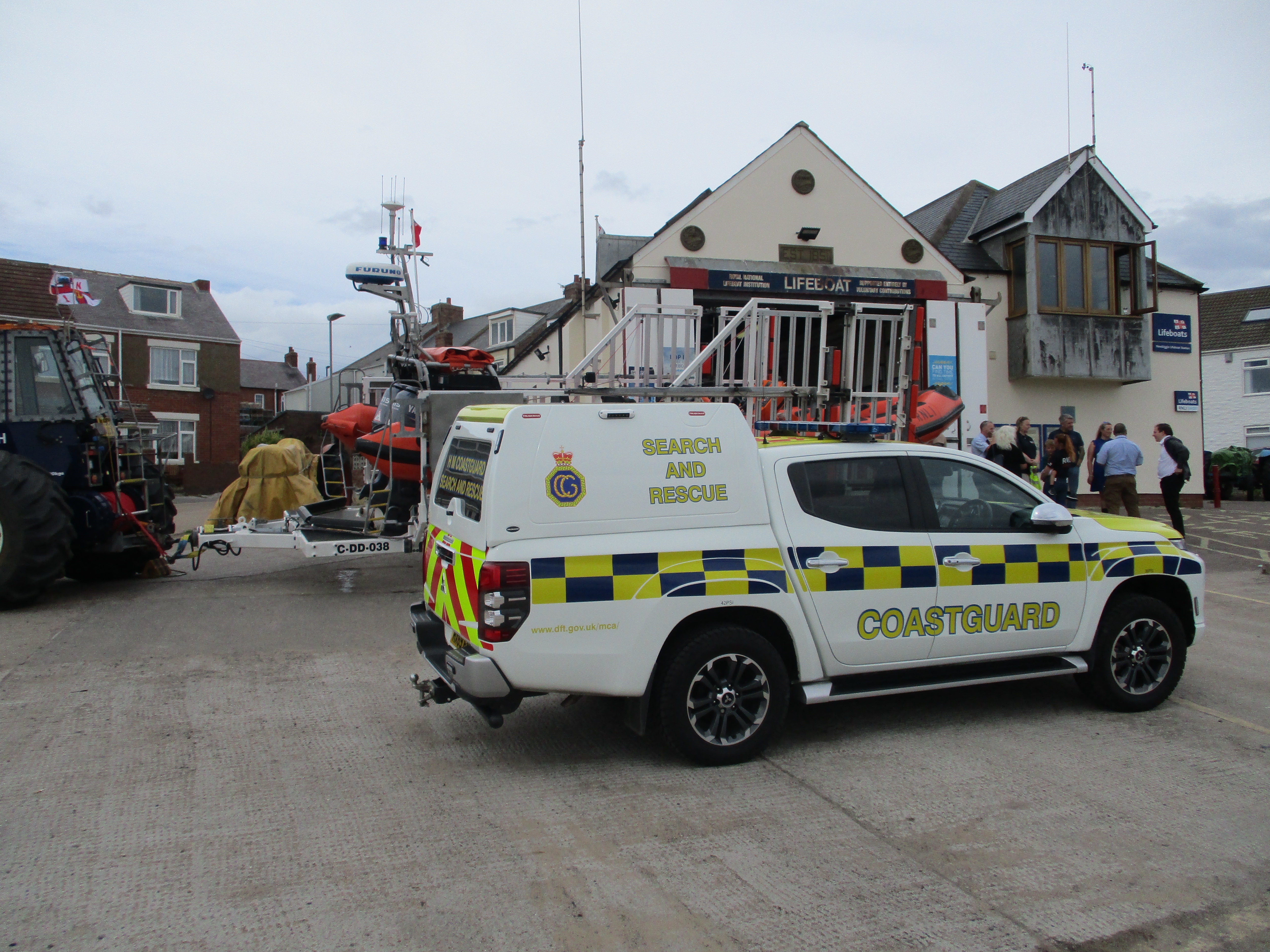 Our Coastguard colleagues joined us for the blessing