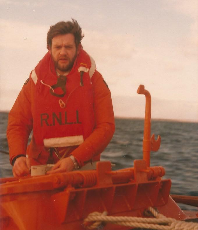 John spent 25 years as crew aboard the Stornoway lifeboat. 