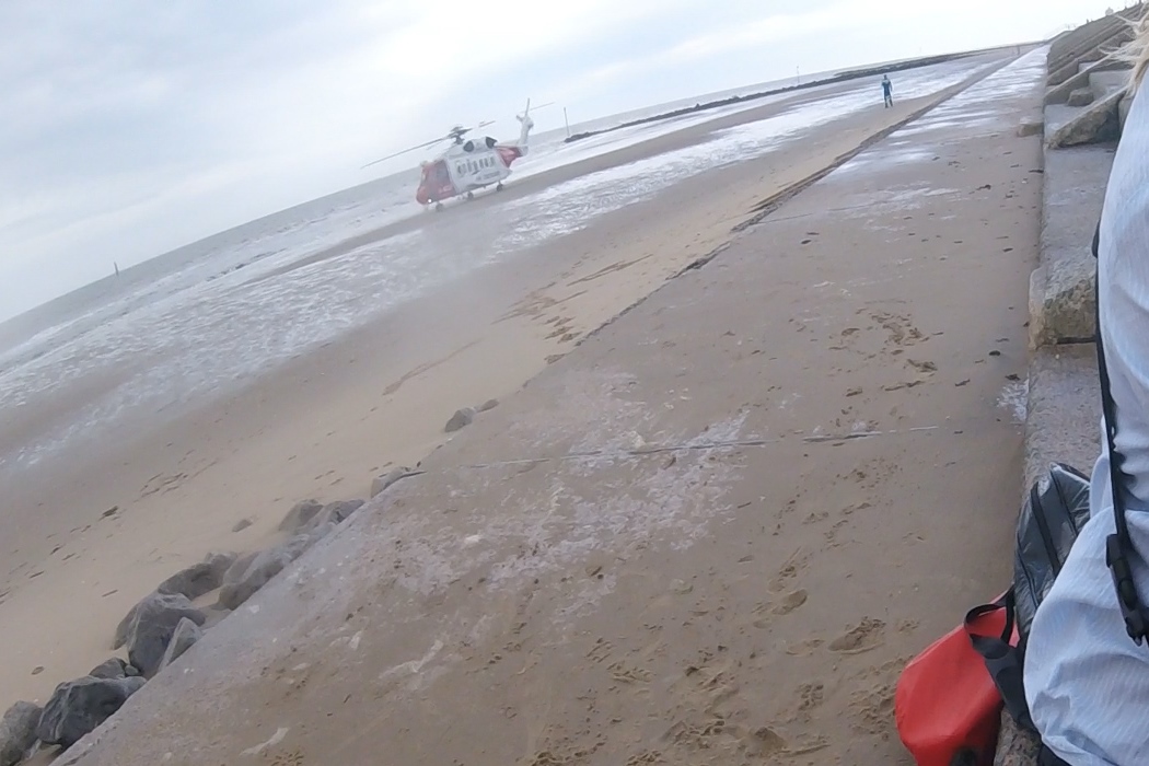 rescue 936 helicopter on scene