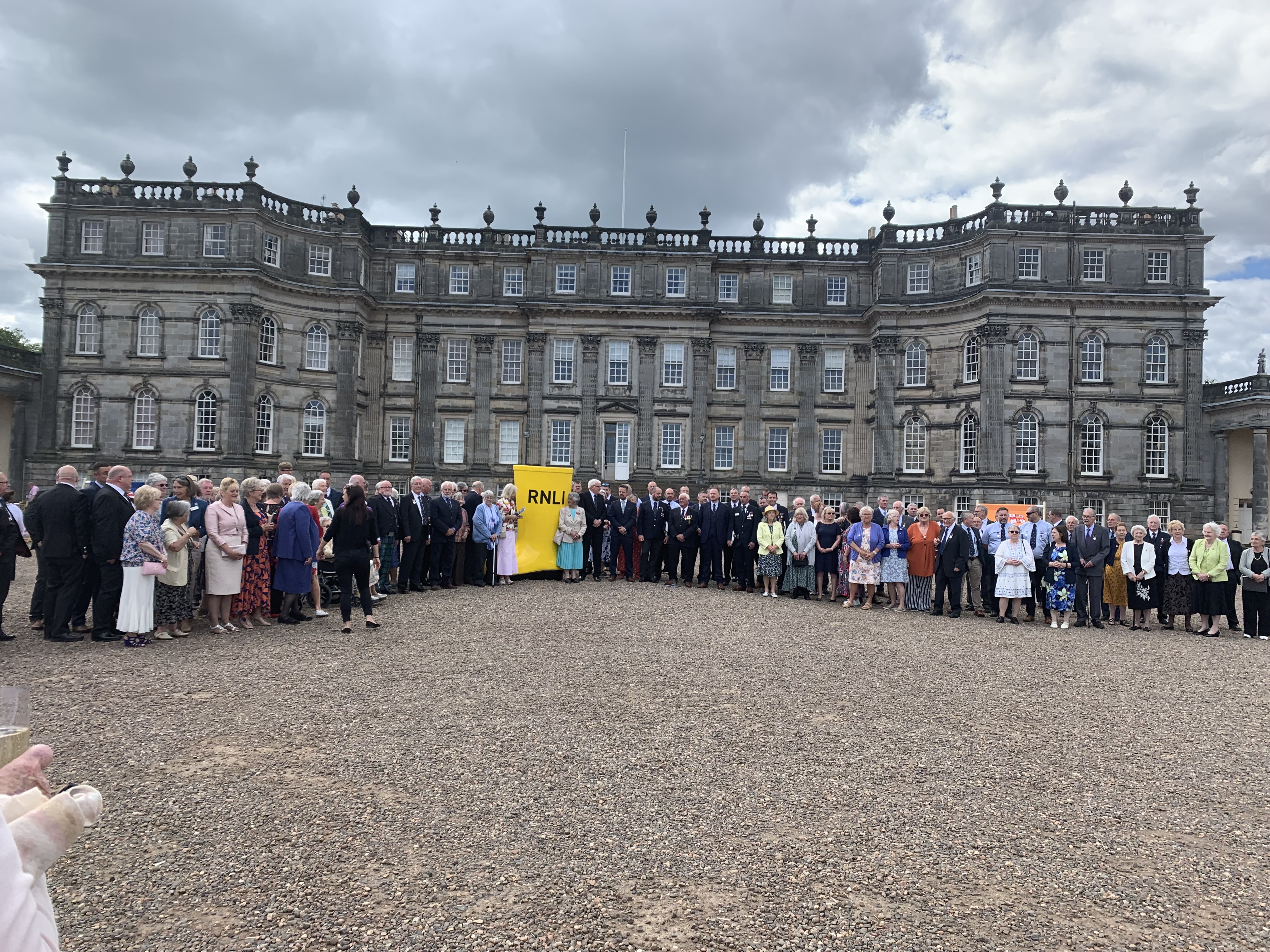 Gathered together long serving RNLI volunteers who have served from 20 to 80 years selflessly 24/7 keeping us safe around our coast.