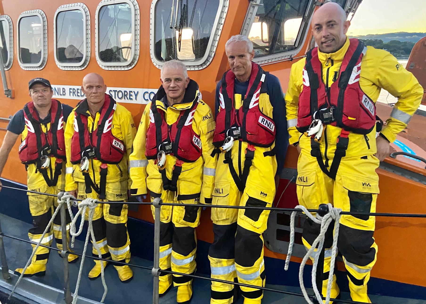 Courtmacsherry RNLI crew 