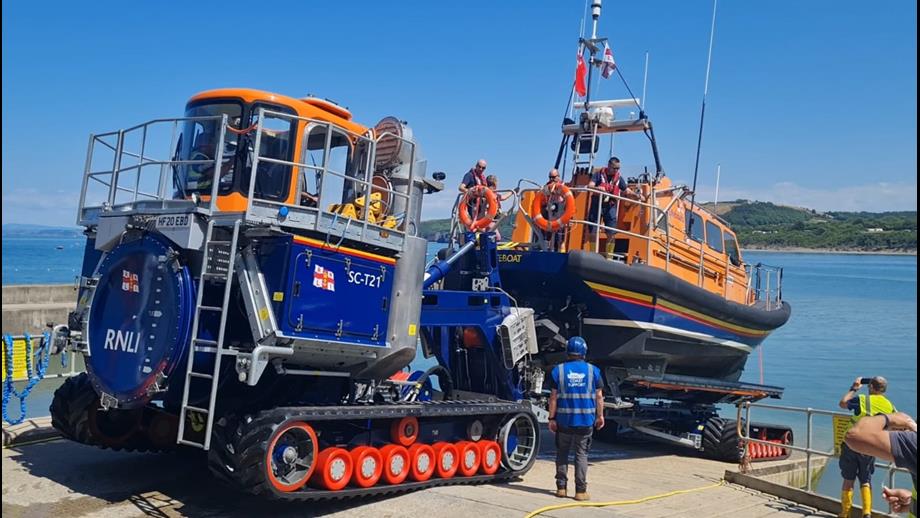 Rnli Rib Engine New Quay RNLI has a busy week with new lifeboat trials | RNLI