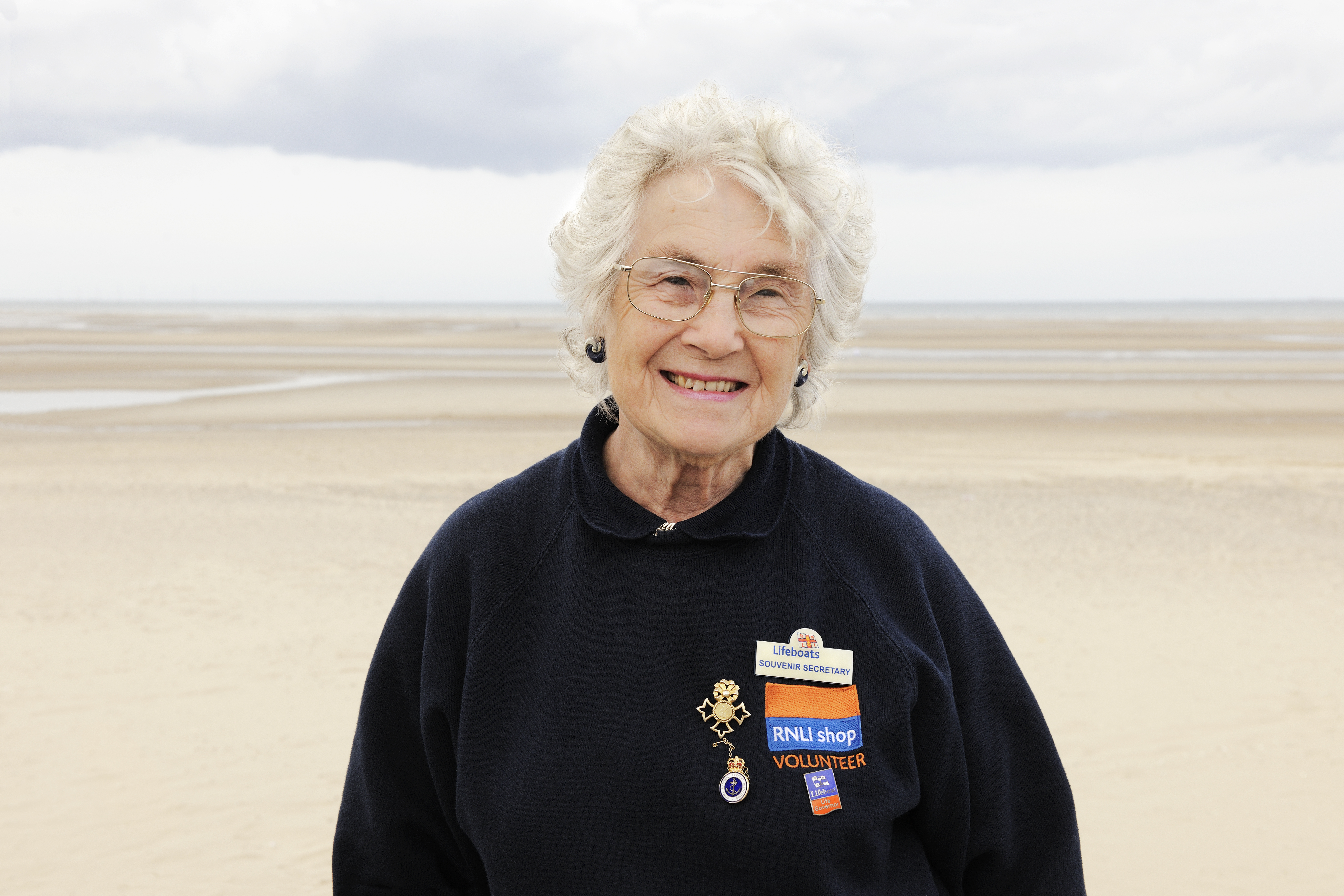 Jean Frost MBE, Rhyl RNLI volunteer
