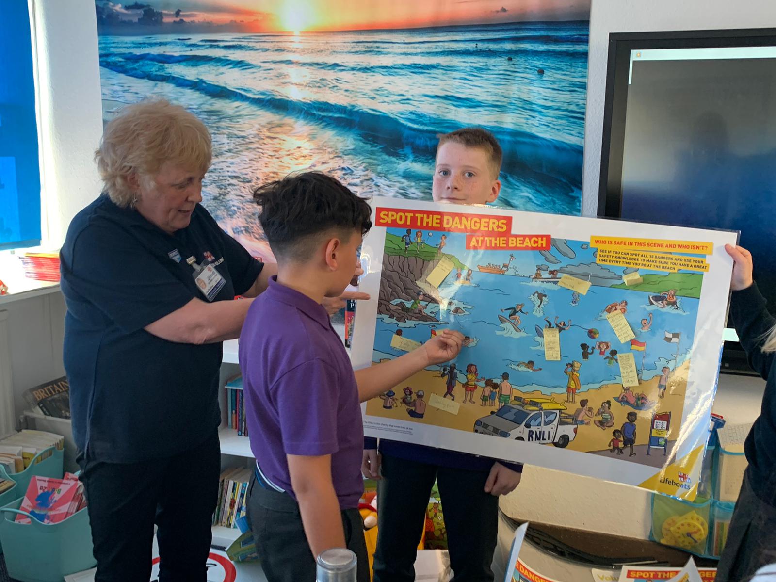 Pupils Spotting the Dangers