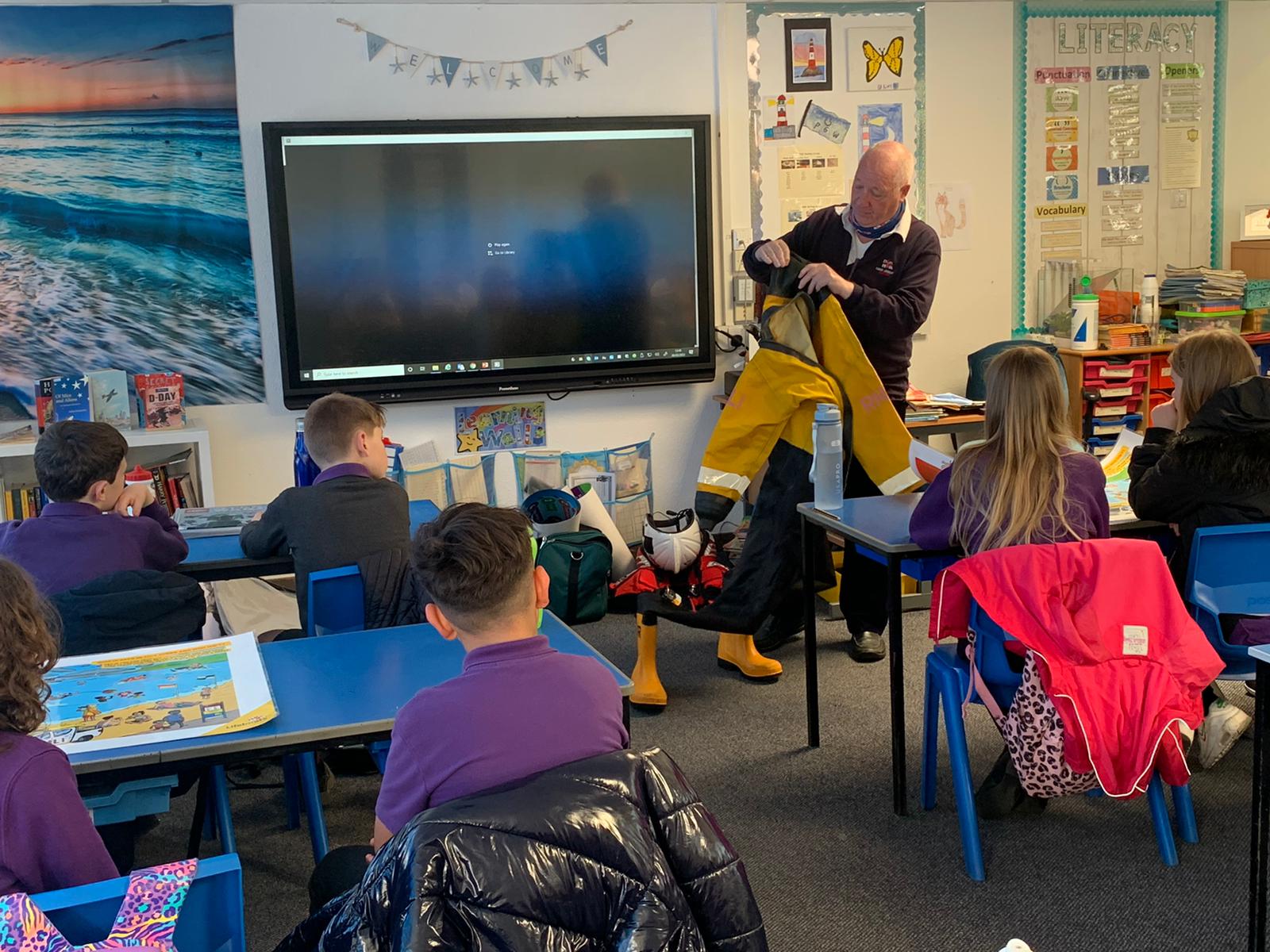 Trying out the RNLI kit
