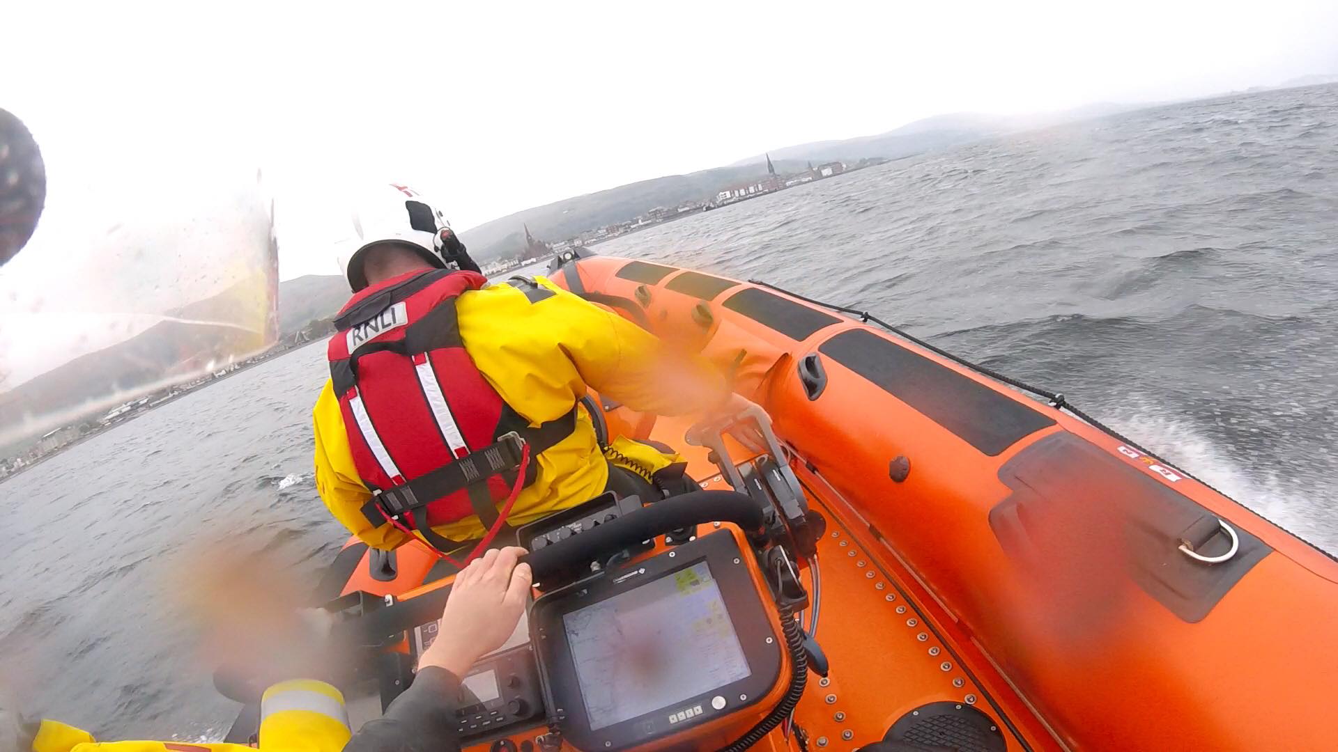 View from lifeboat