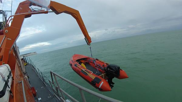 Rnli Launch Methods Newhaven RNLI launch to assist steel fishing vessel | RNLI
