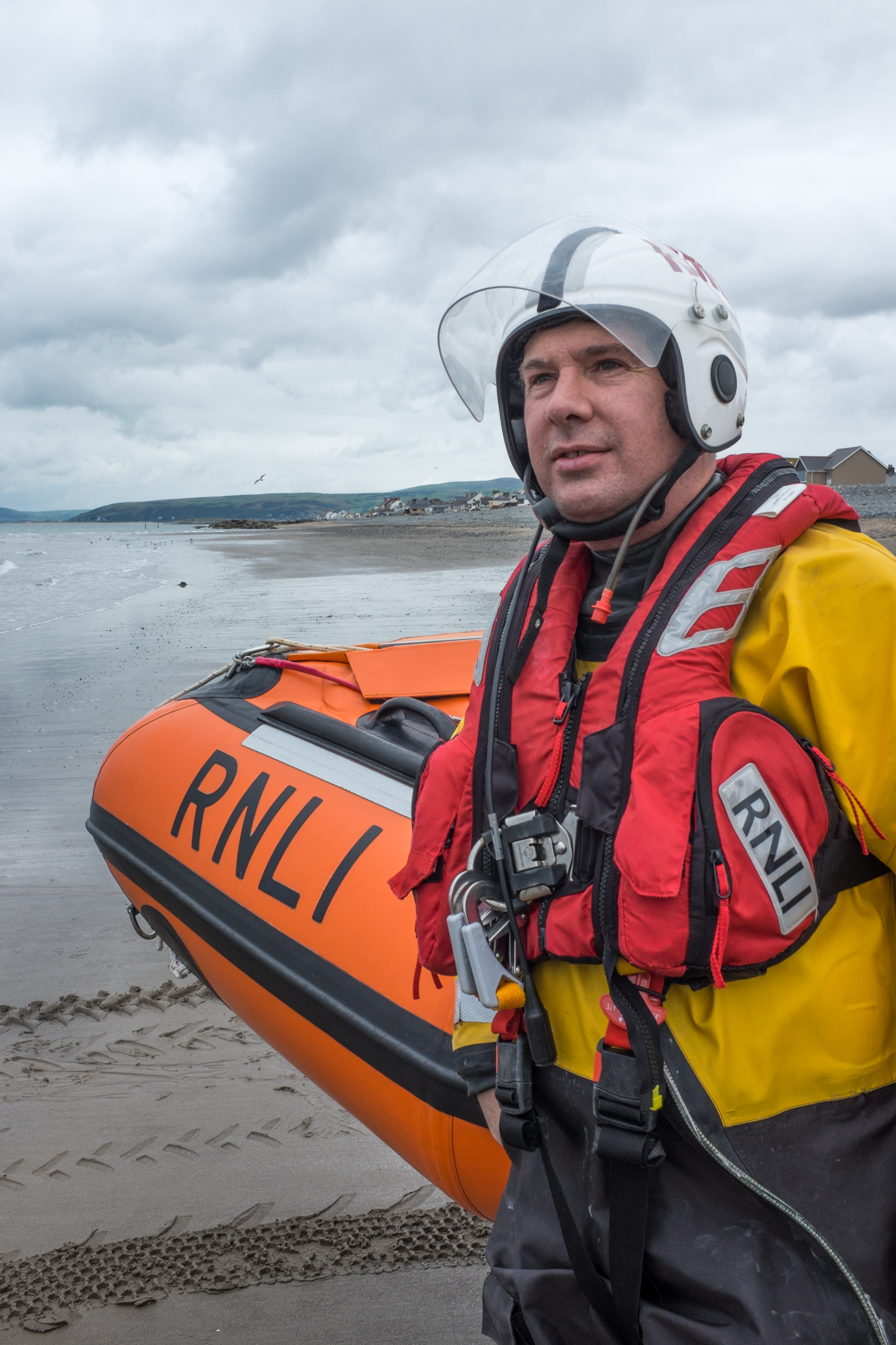 Pete Davies, Borth RNLI lifeboat Helm