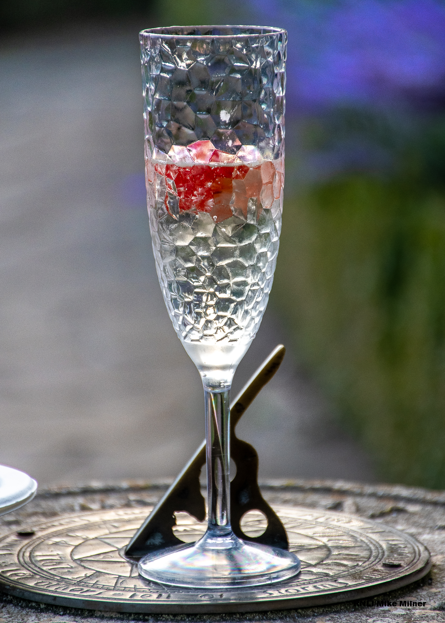 Perfect setting for a glass of bubbles