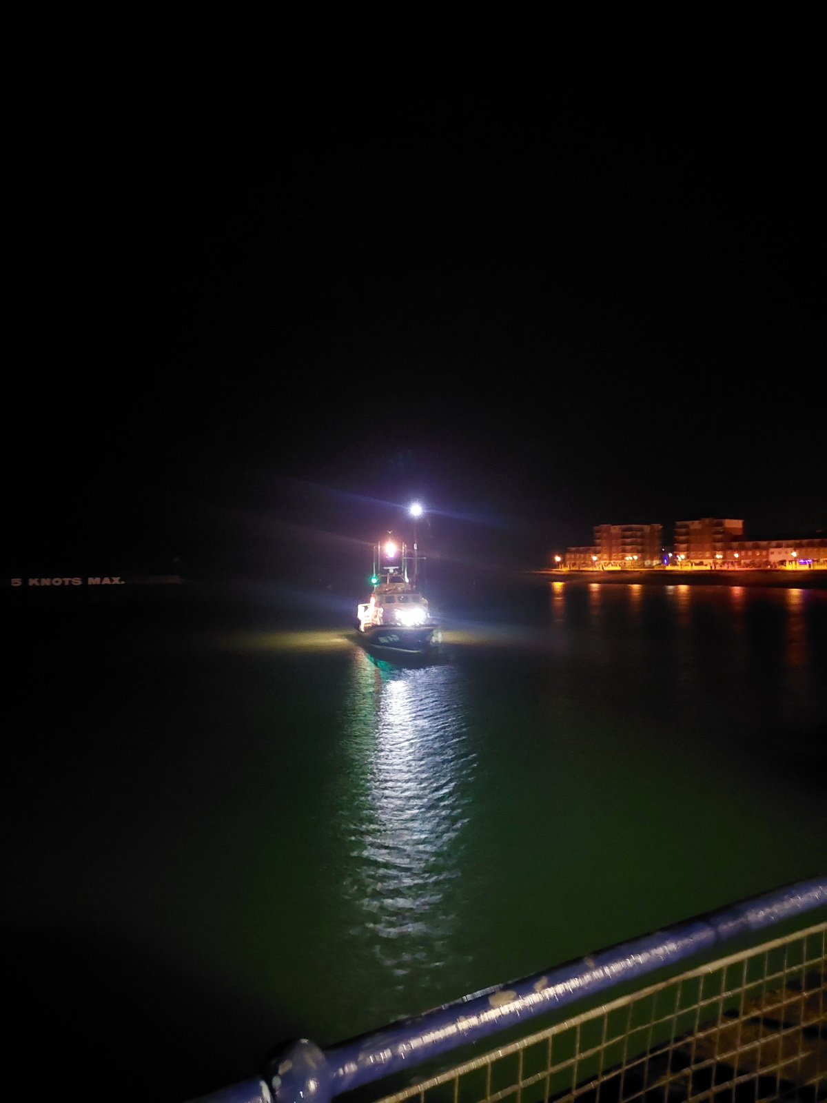 Lifeboat just outside of the locks 