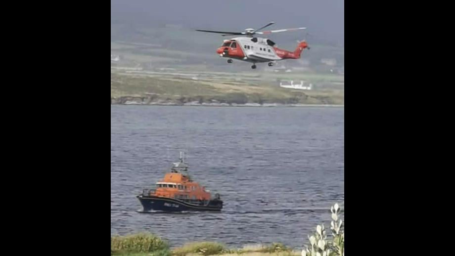 Valentia RNLI rescue man who fell into the sea from the rocks | RNLI