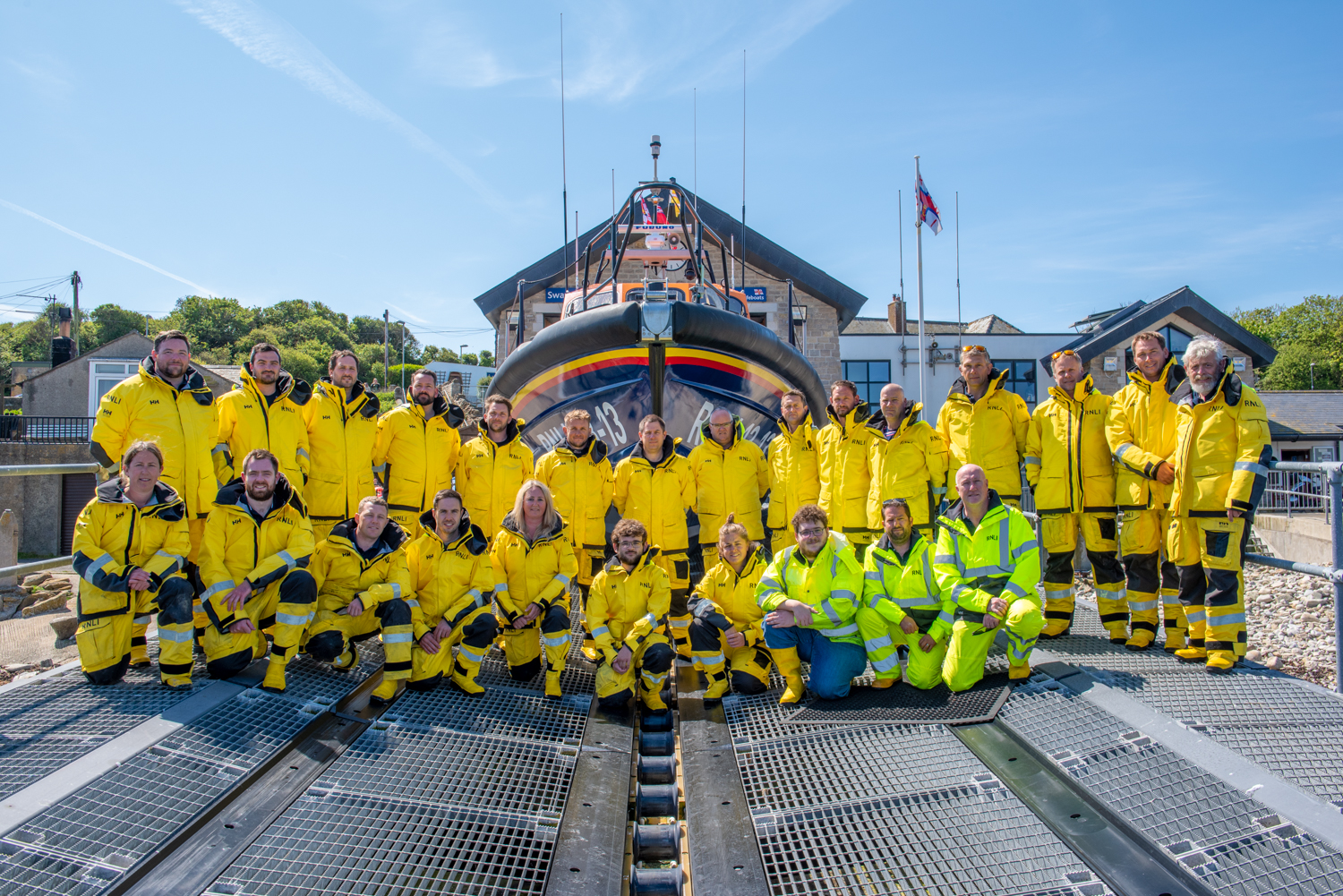 Swanage lifeboat crew