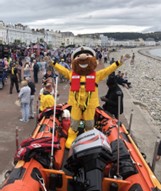 Stormy Stan enjoying Llandudno RNLI Open Day