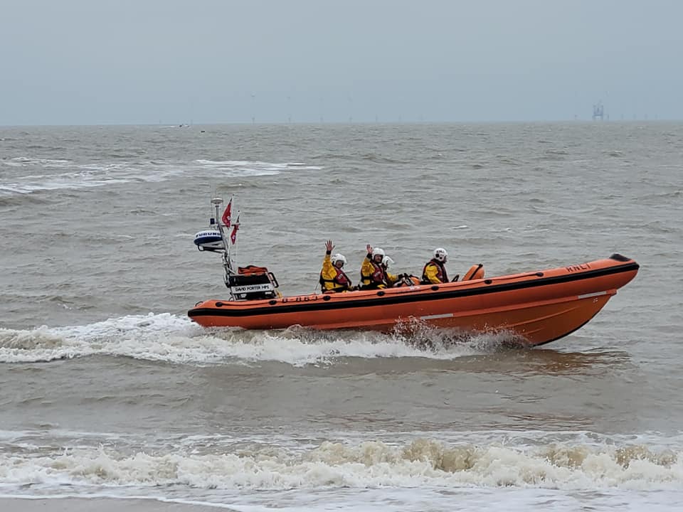 RNLI Clacton launch to motor vessel in distress