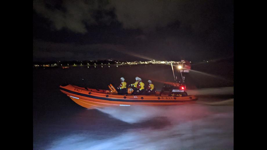 Rnli Night Rescue New Brighton RNLI rescue four people stranded in dinghy | RNLI