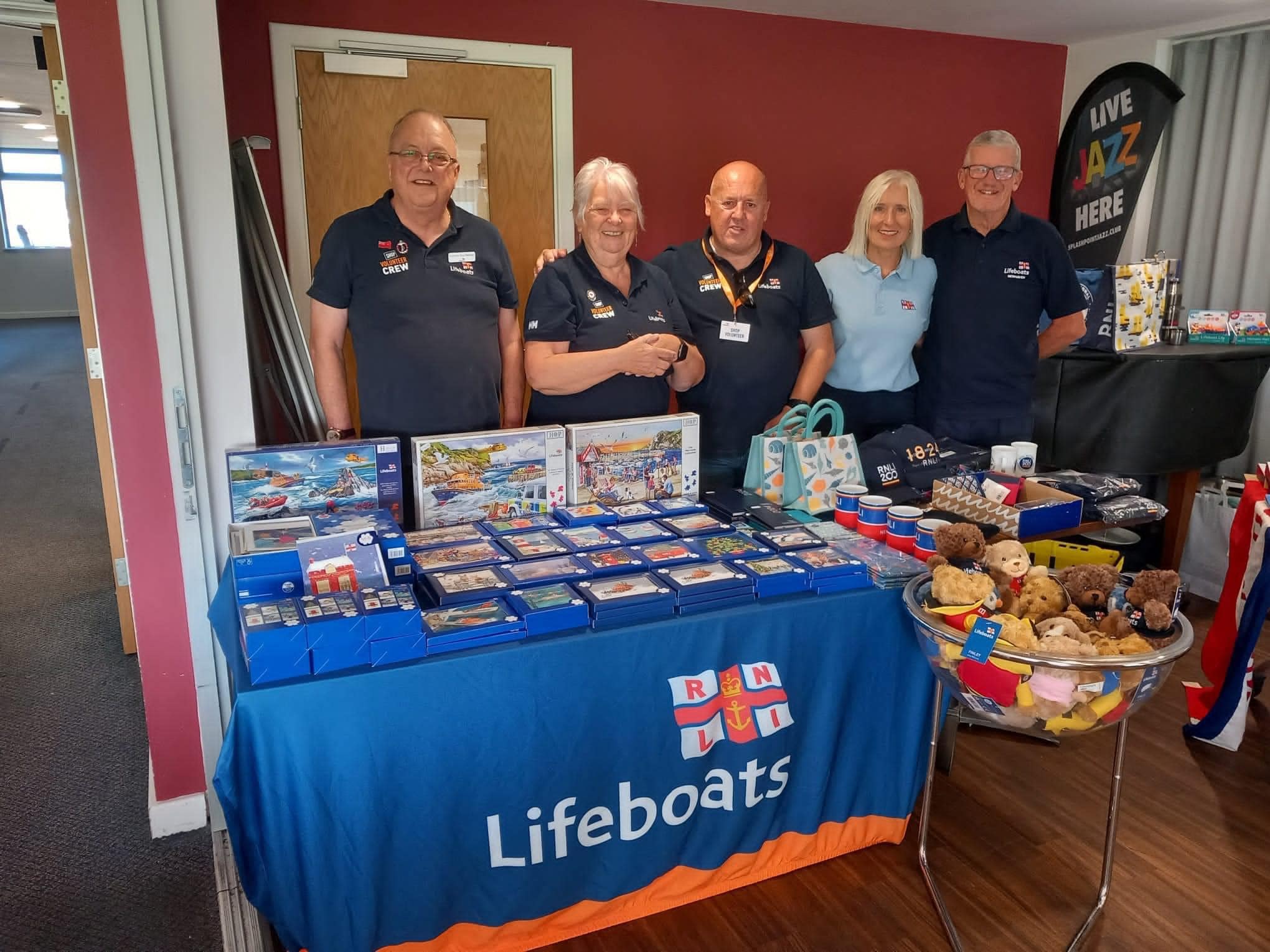 A few of our shop team out at a event 
