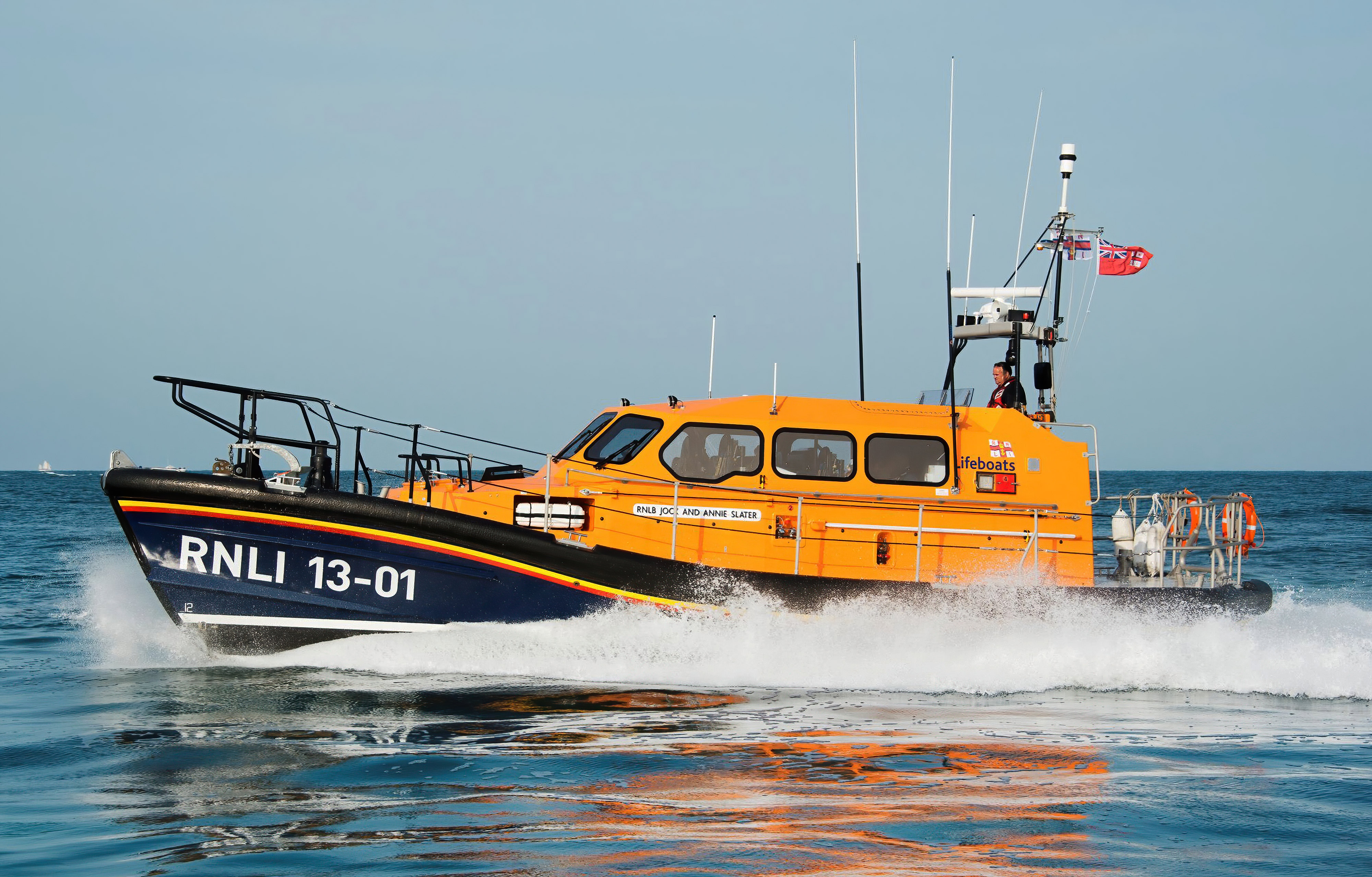 The first Shannon 13 - 01 at sea