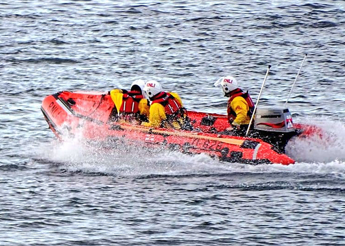 Seahouses Inshore Lifeboat D 828 Grace Darling on service