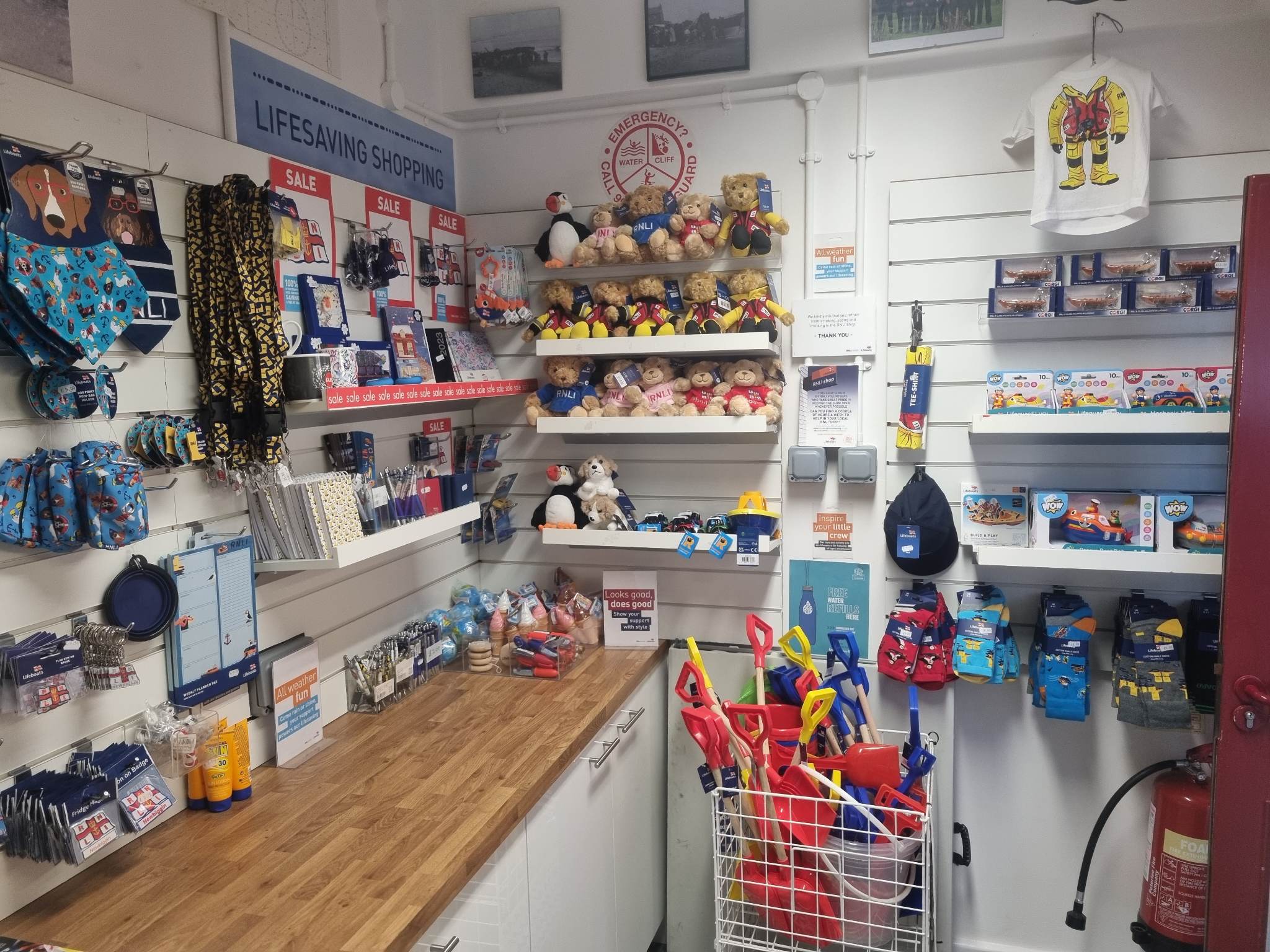Some of the various items for sale