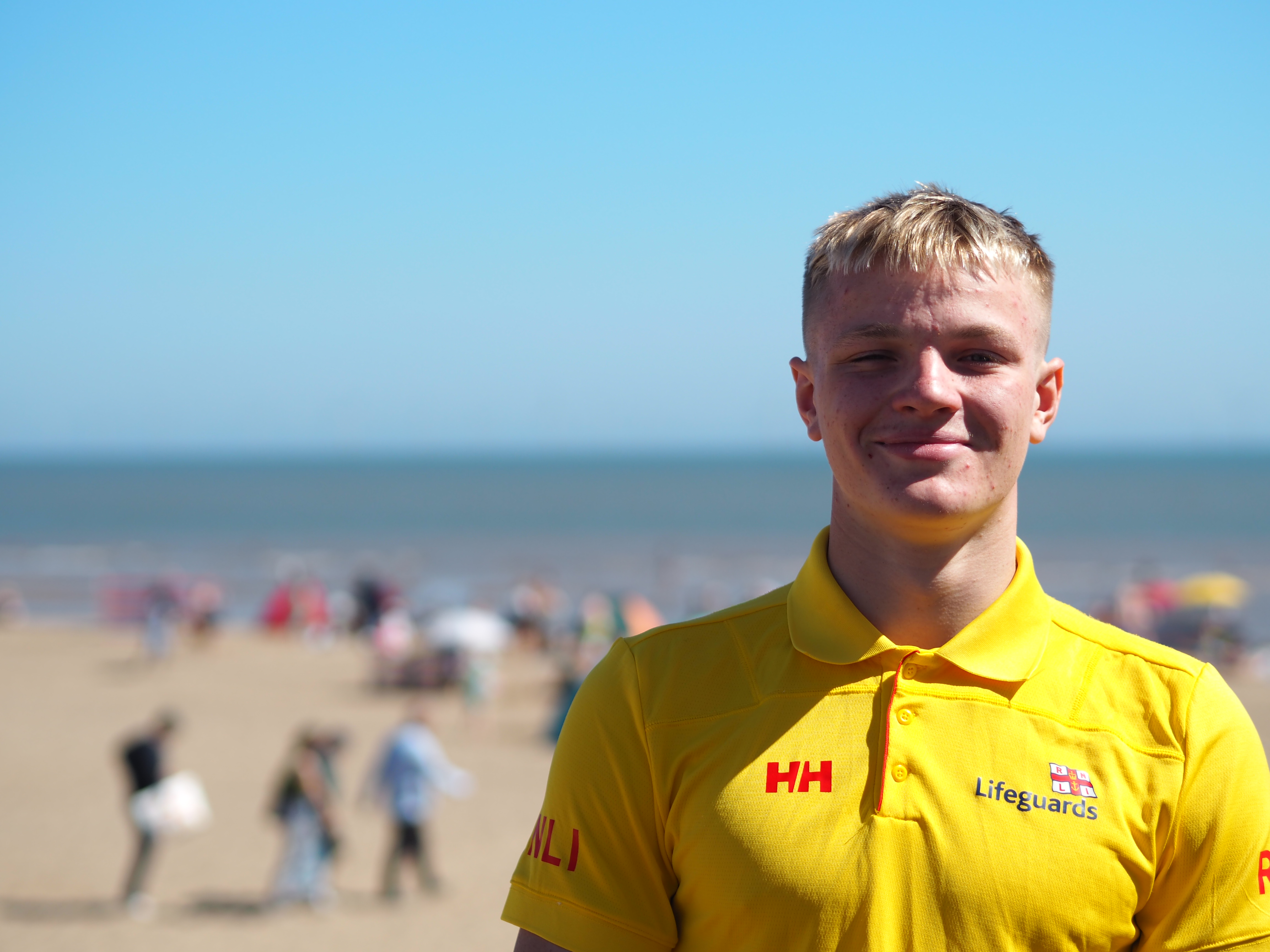 Skegness RNLI lifeguard Isaac Banham