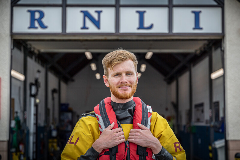 Largs RNLI Helm - Andrew Malone