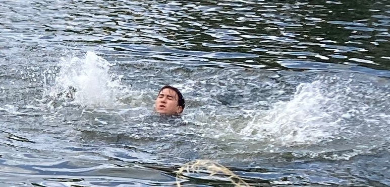 Person in the water