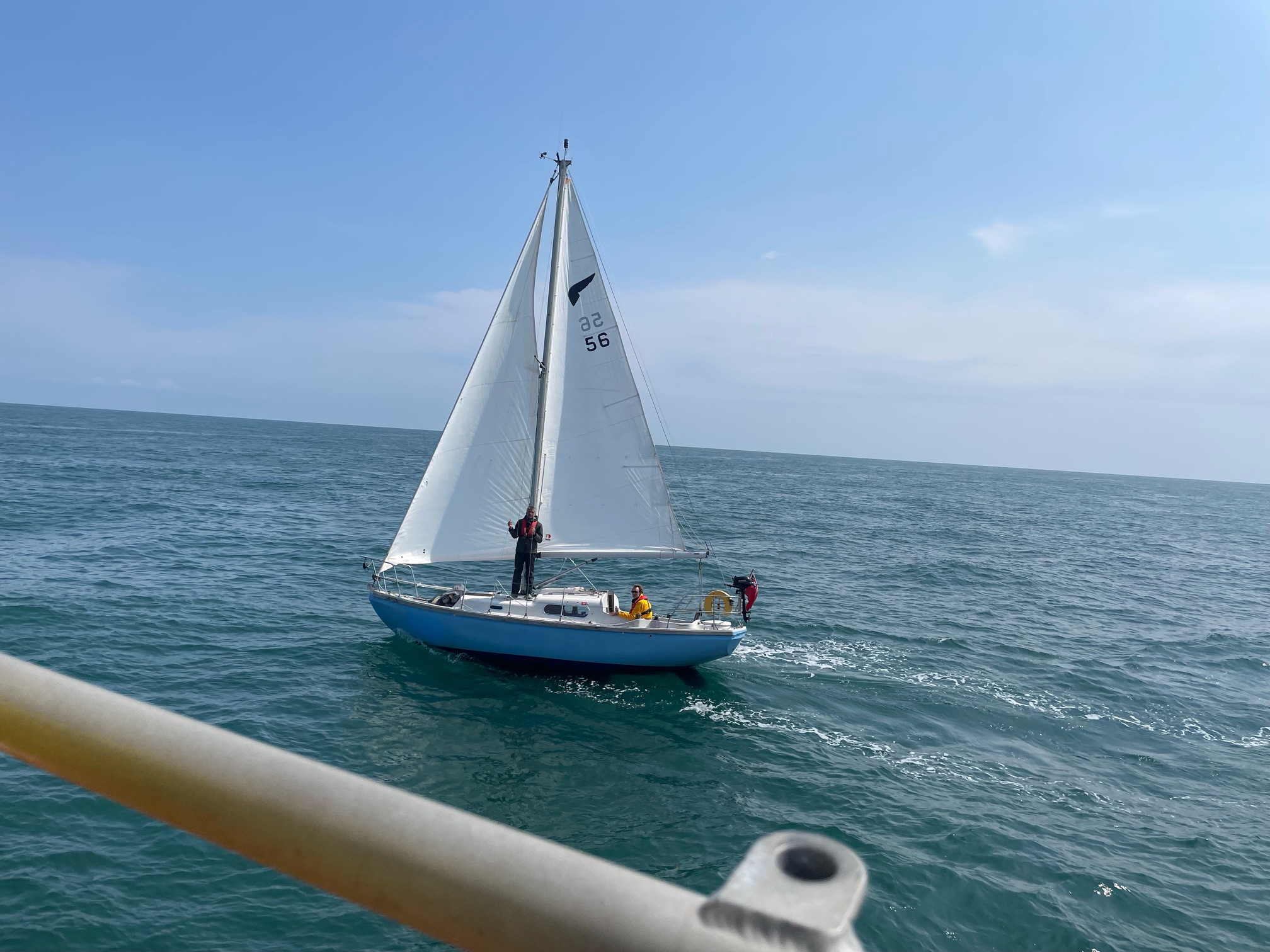 The yacht that initially did not require assistance