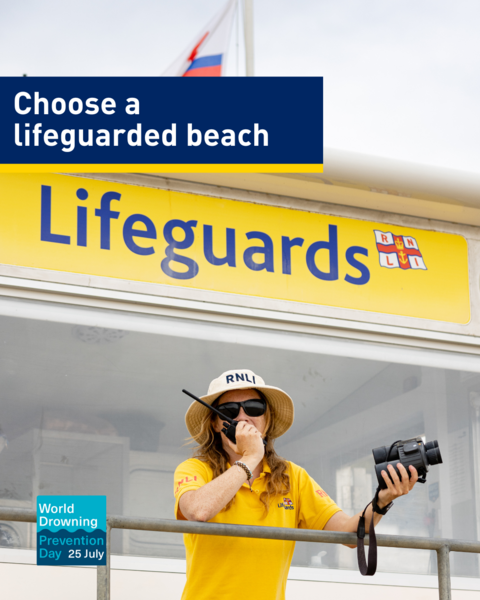Choose a Lifeguarded Beach.