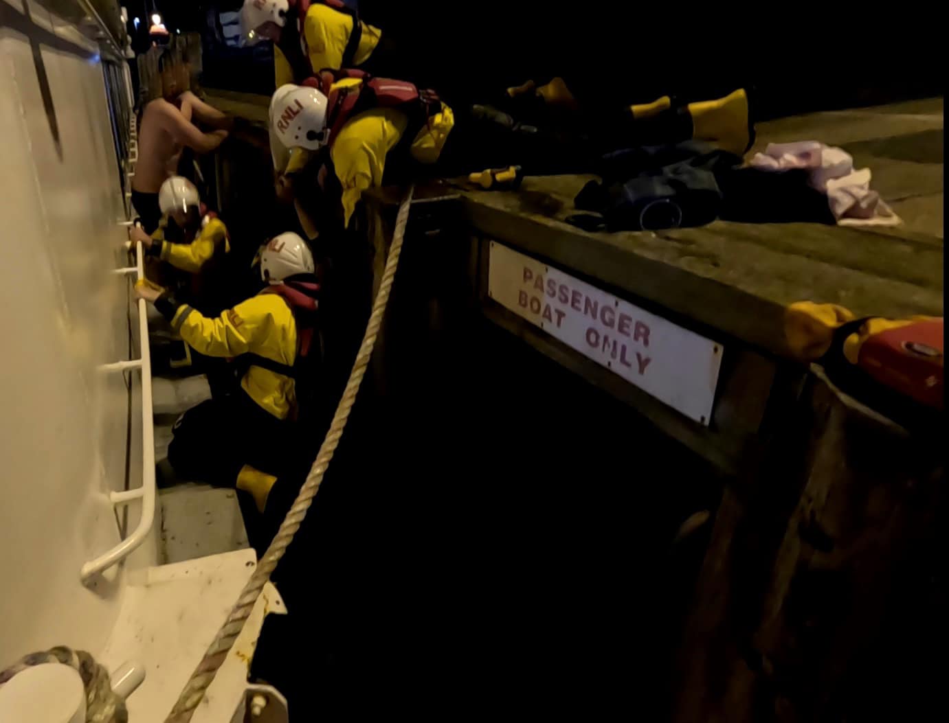 Person rescued from water in early hours call for Poole RNLI volunteers ...