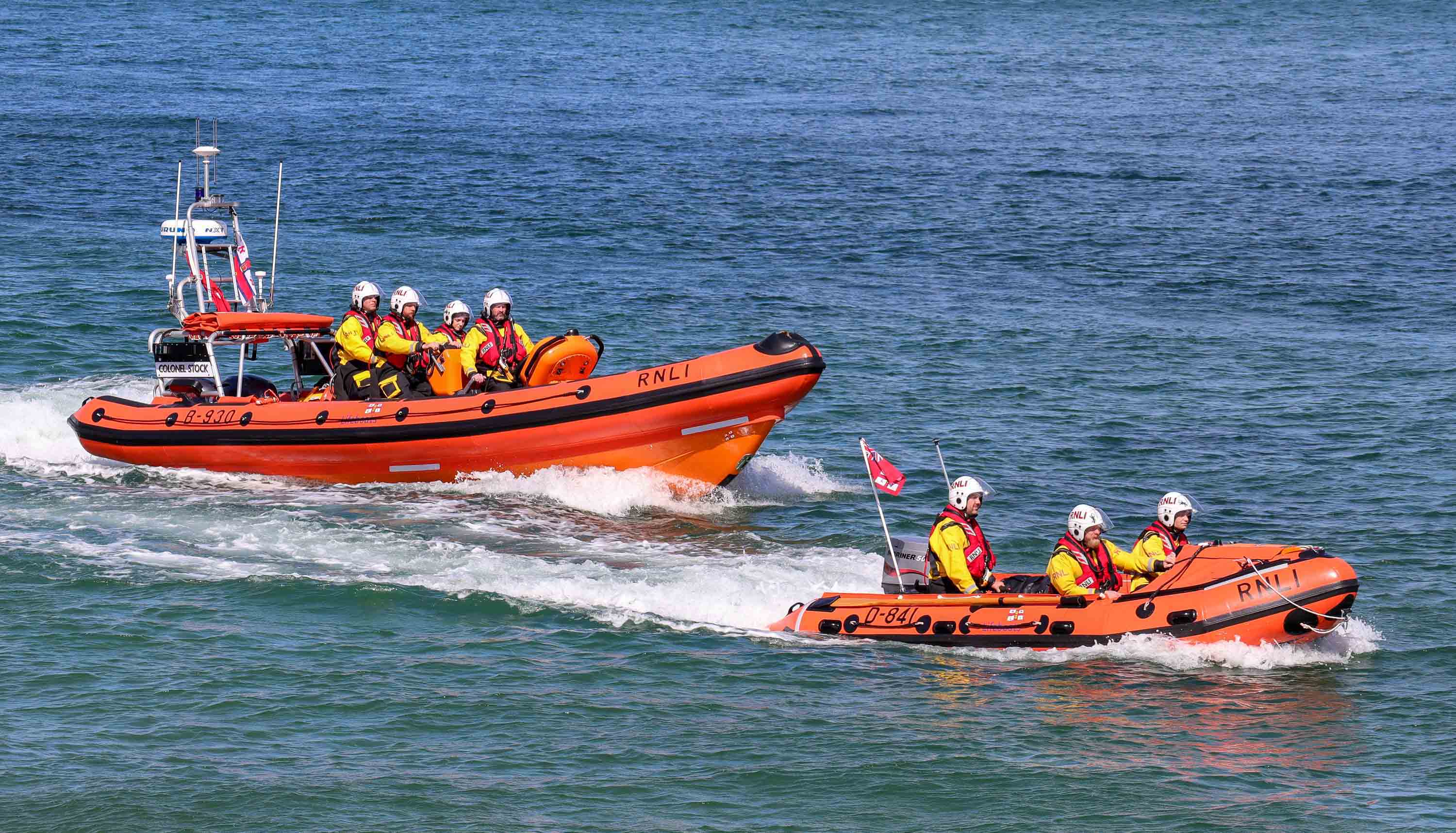Margate RNLI's B class and D class lifeboats (RNLI Margate)