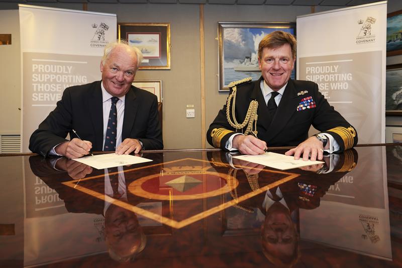 Mark Dowie and First Sealord and Chief of Naval Staff, Admiral Sir Ben Key KCB CBE ADC