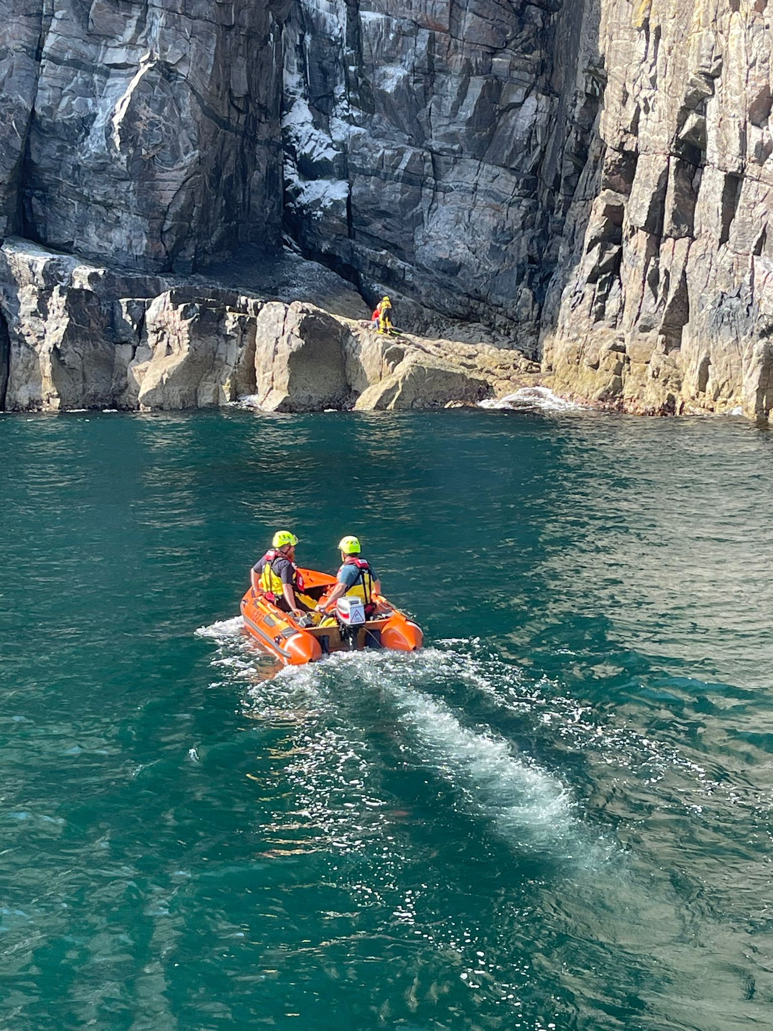 Barra Island RNLI's inflatable lifeboat