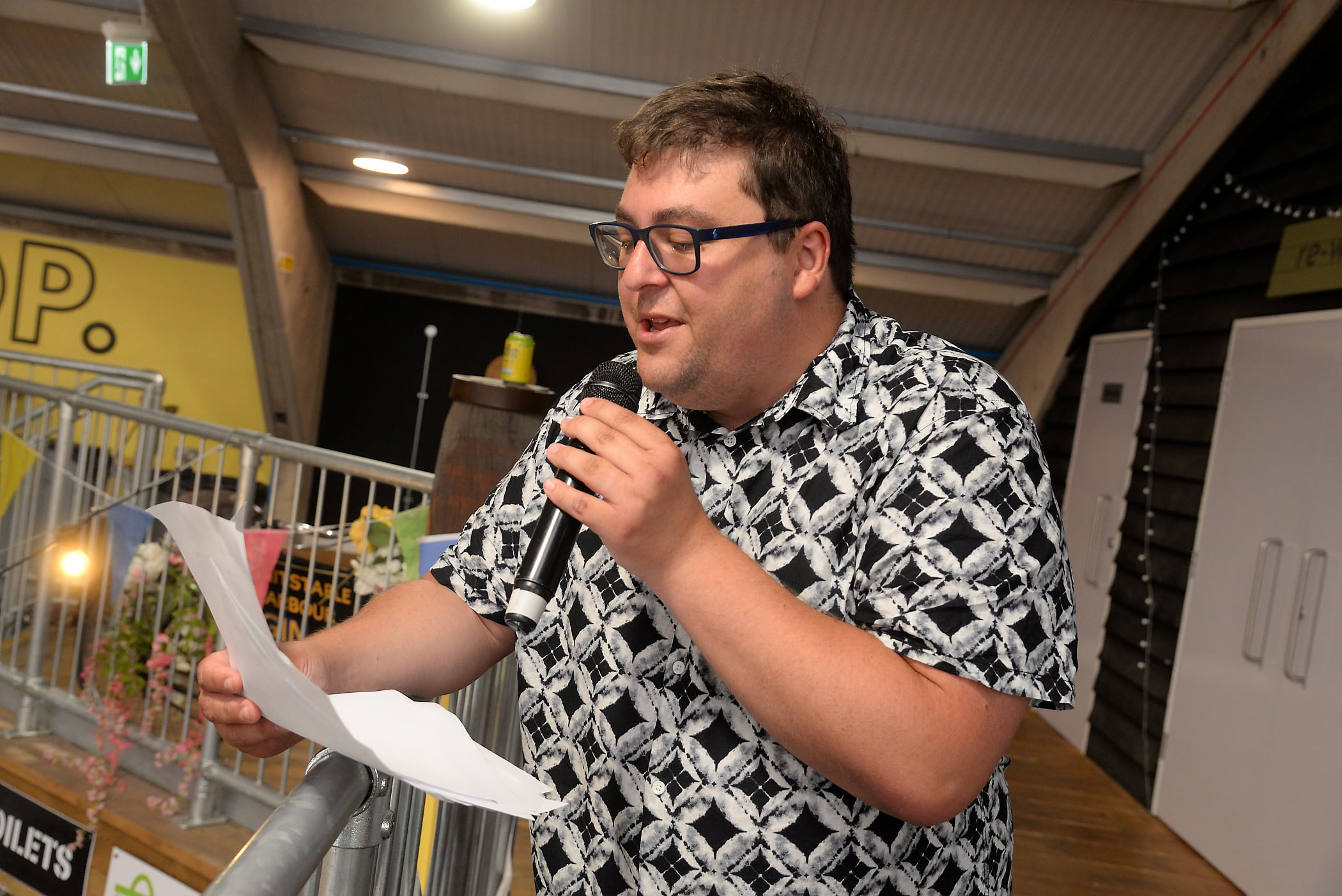 Dave Cocozza, Venue Manager compared the Whitstable Lifeboat ‘Quiz’ evening held in the South Quay Shed on Saturday 27th May.