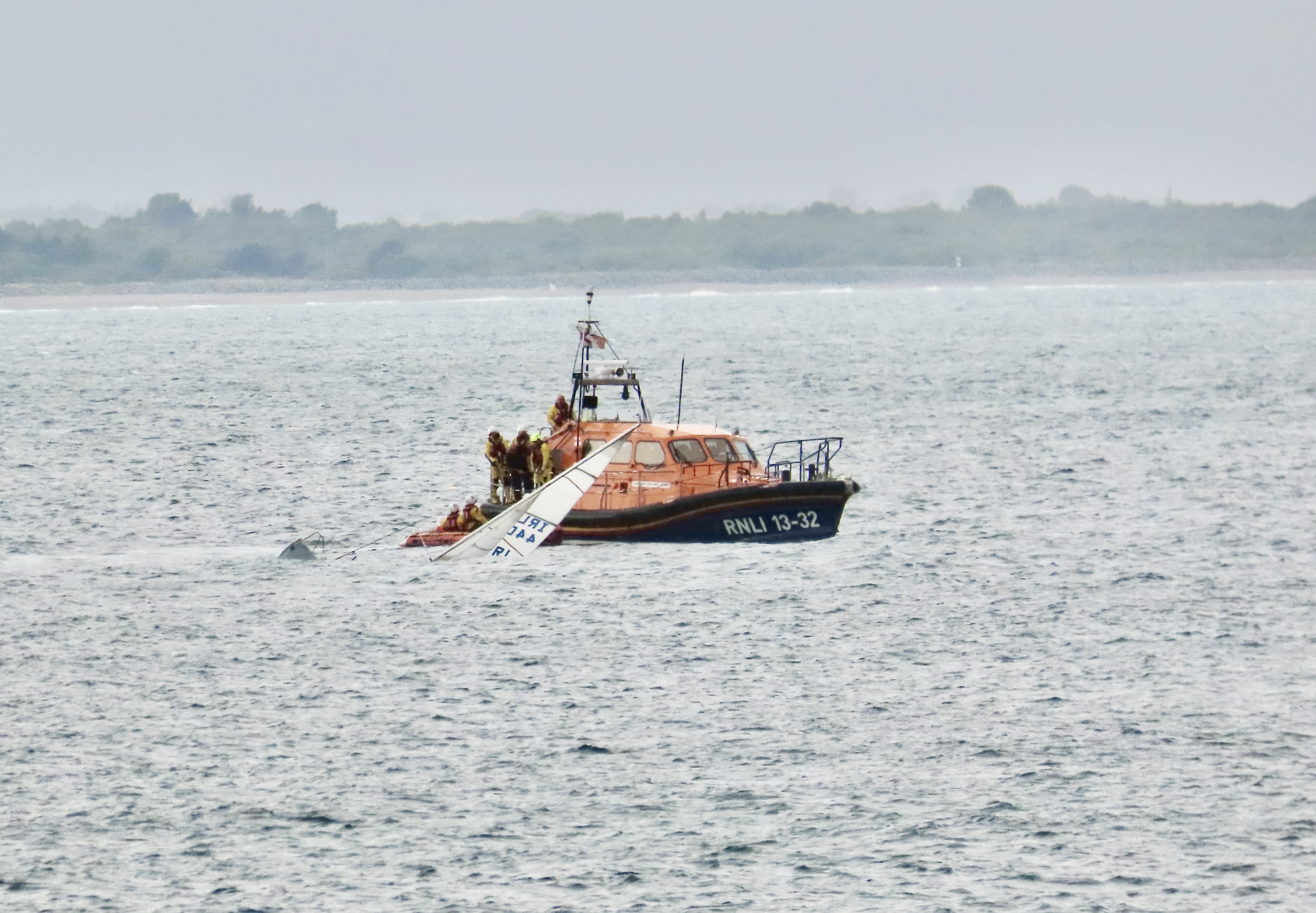 Wicklow RNLI in action yesterday