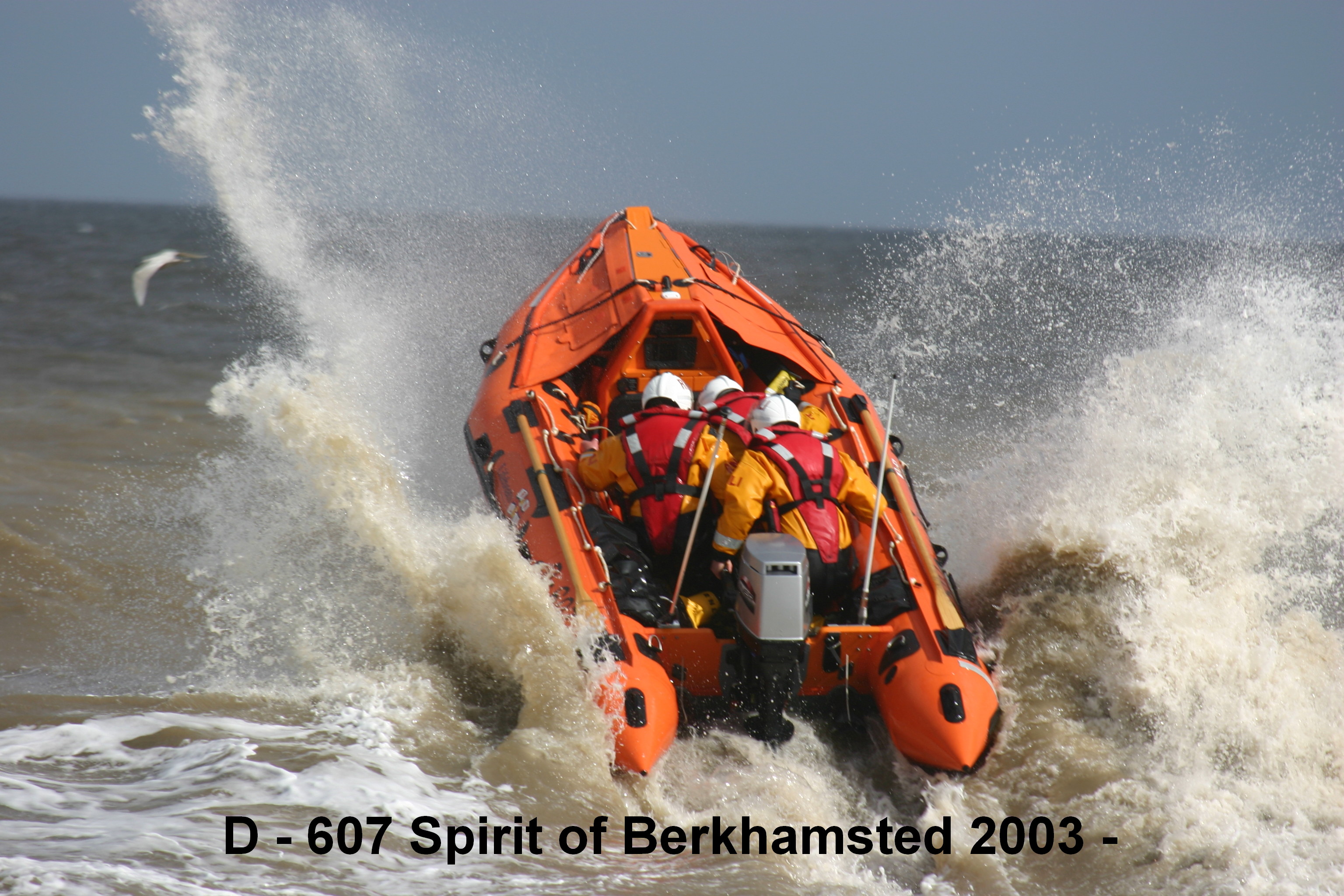 D 607 Spirit of Berkhamsted at Happisburgh 2003 to 2017 (longest serving D Class 14 years)